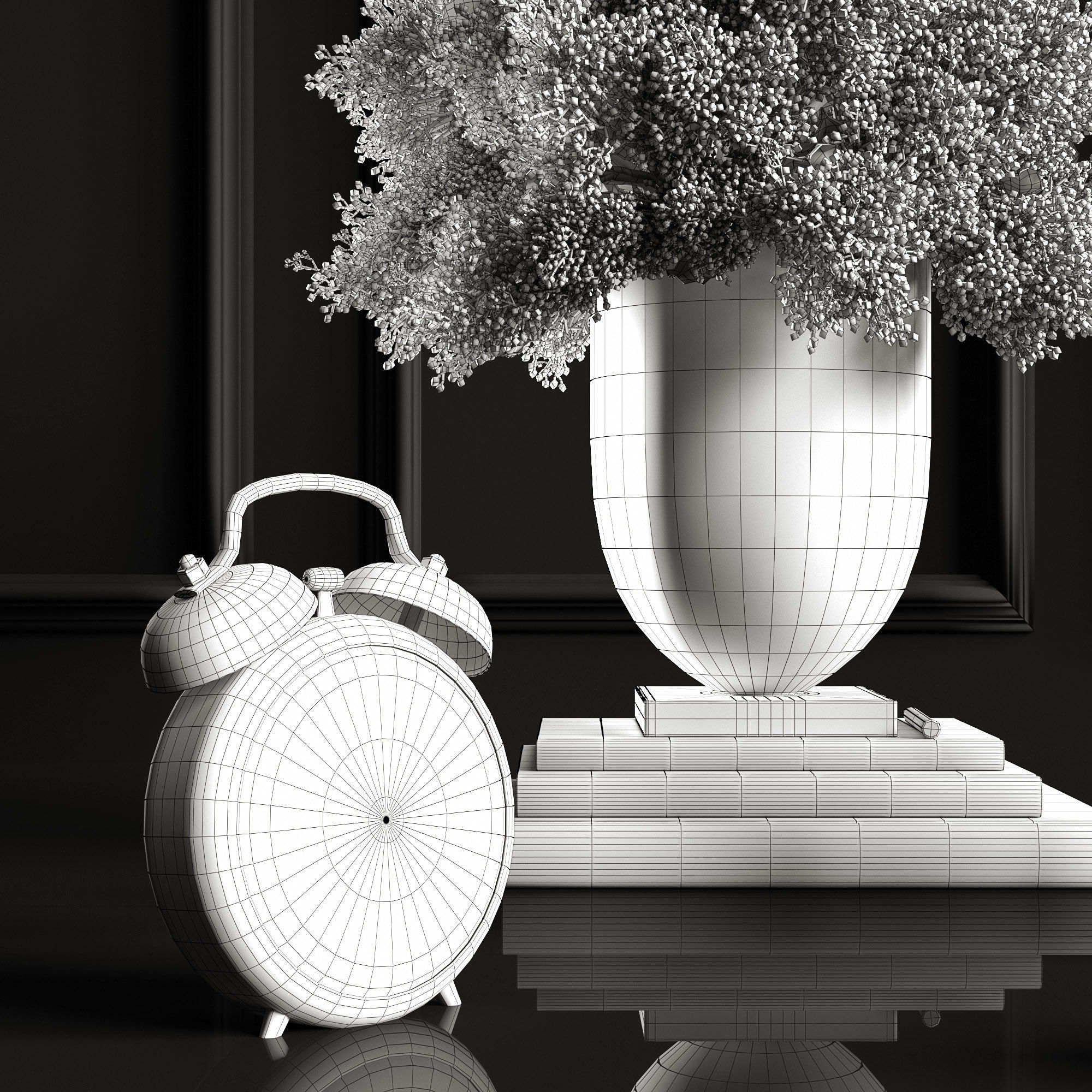 Decorative set 4 3D model_4