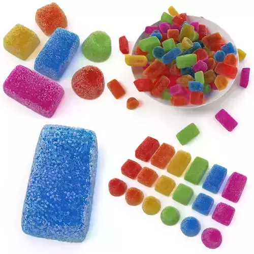 Sugar Gumdrops 3D model