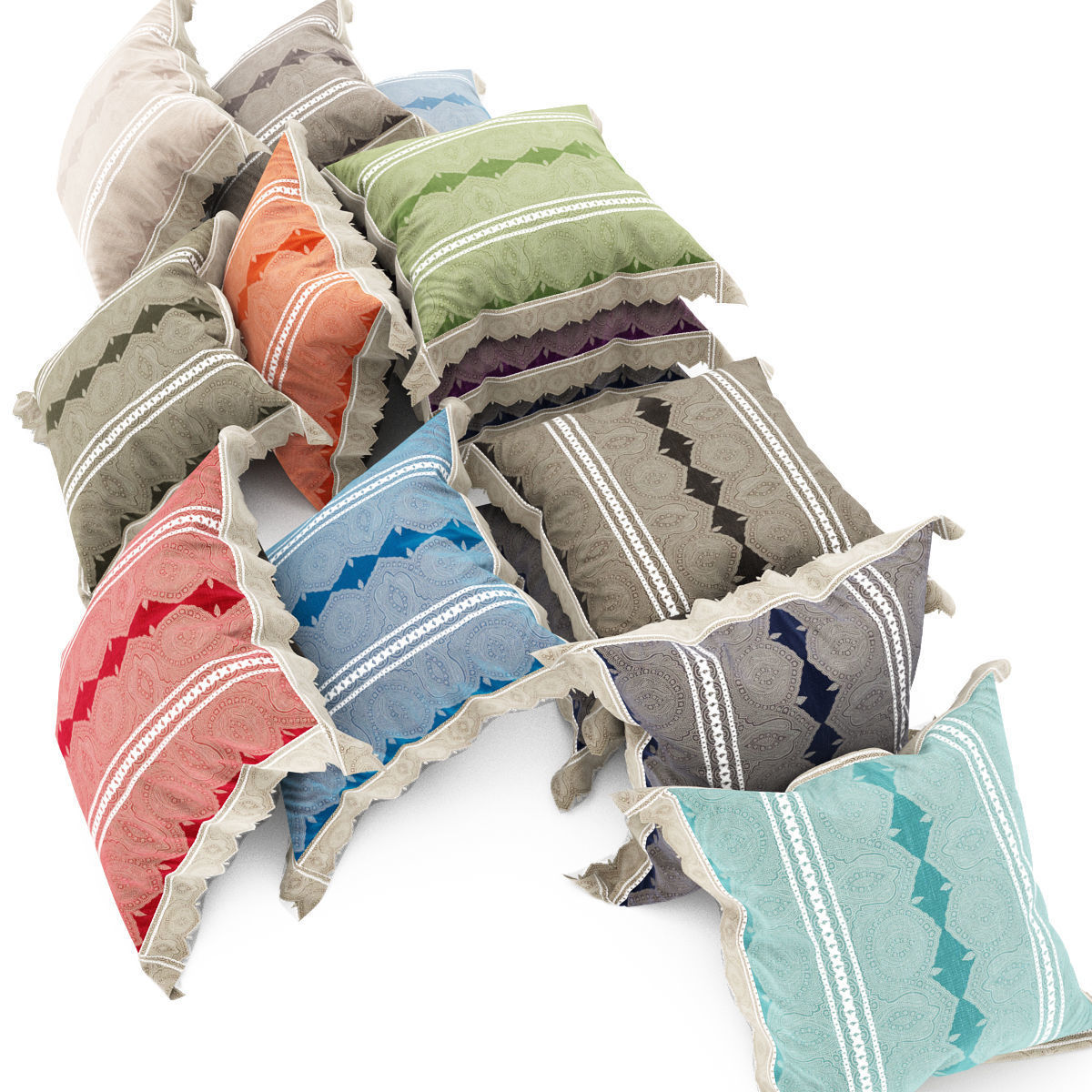Pillows collection 79 3D model_5