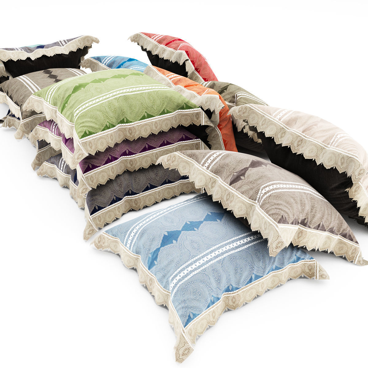Pillows collection 79 3D model_3