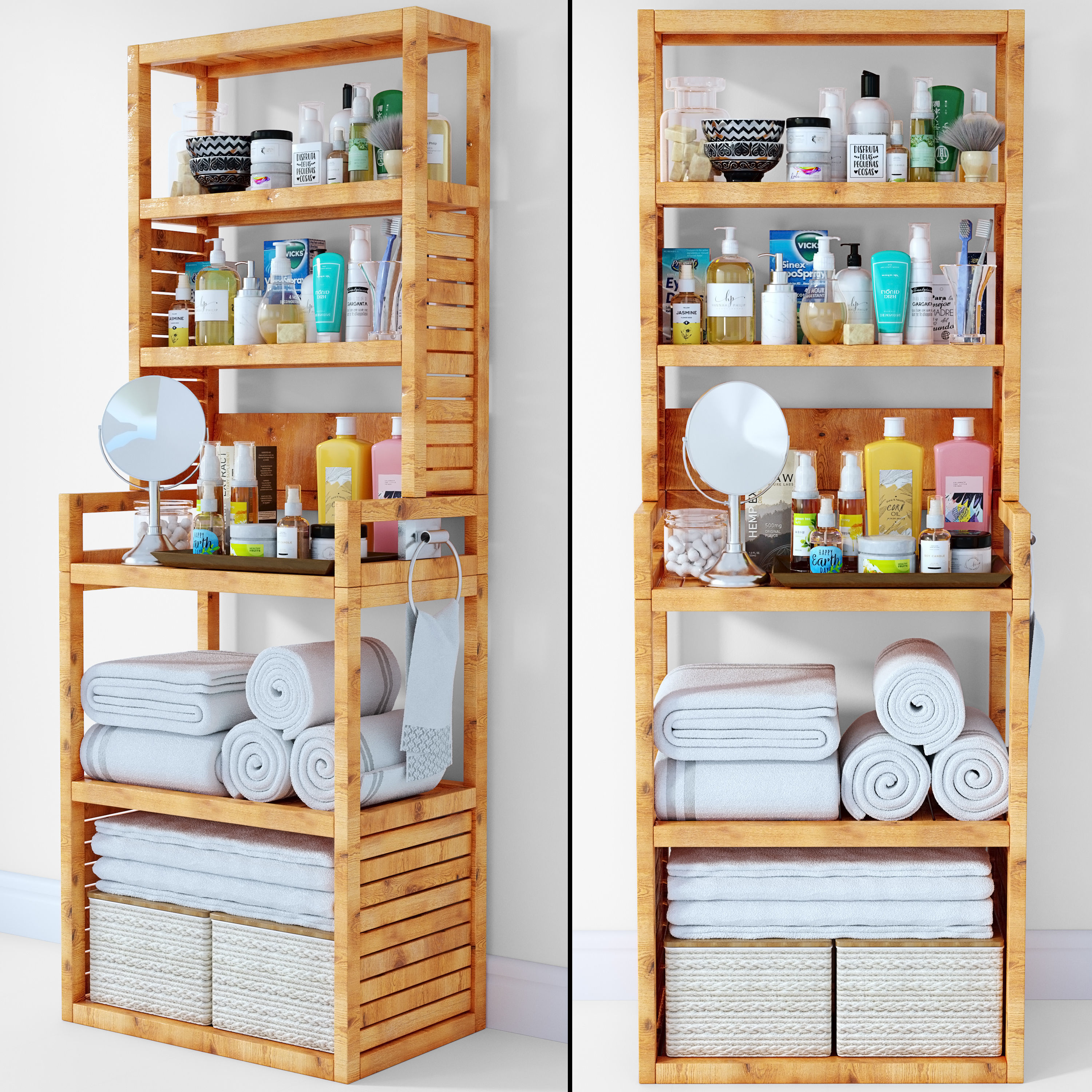 Bathroom shelf
