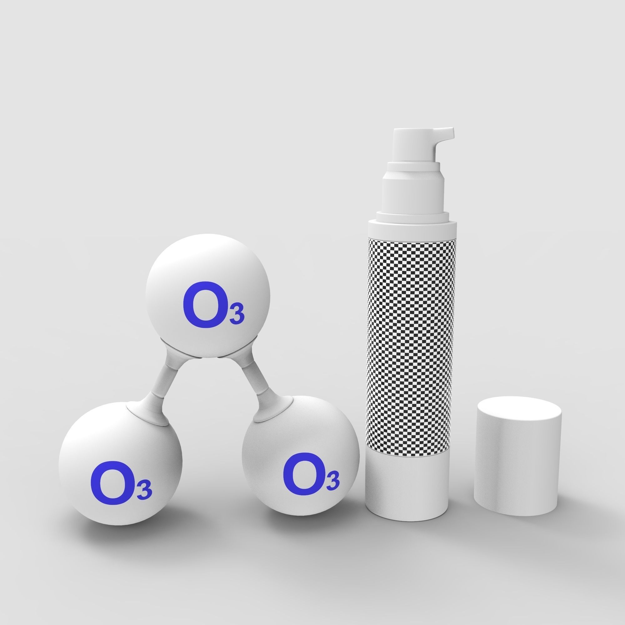 Perfume bottle Low-poly 3D model_3