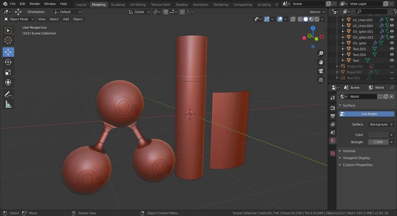 Perfume bottle Low-poly 3D model_6