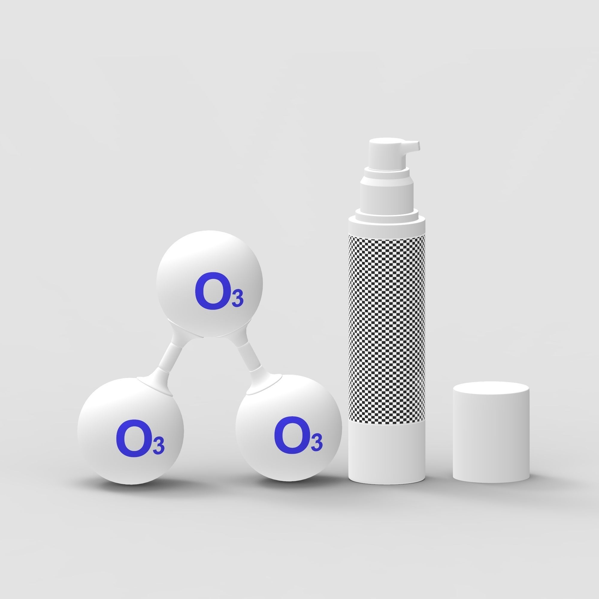 Perfume bottle Low-poly 3D model_4