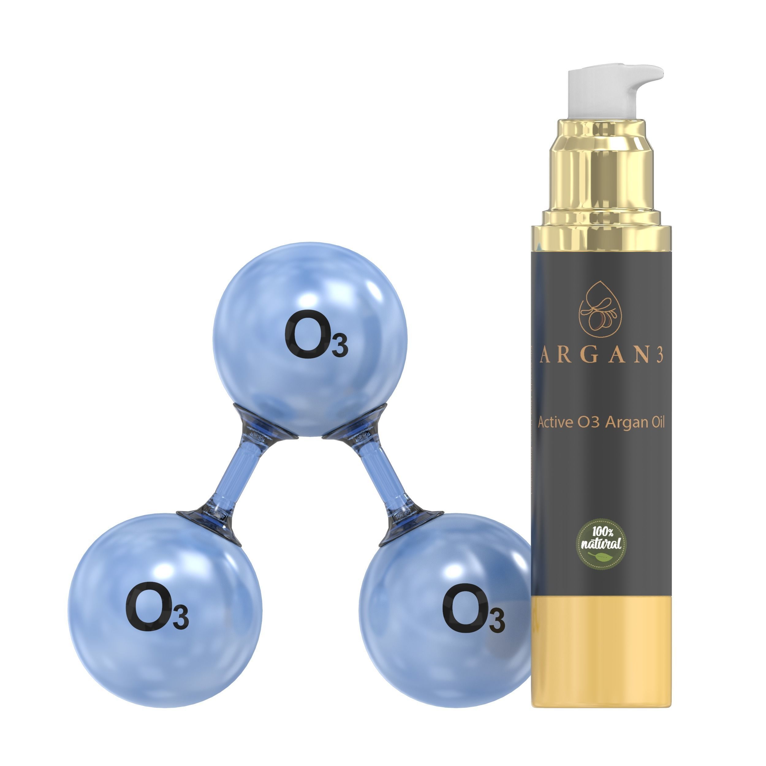 Perfume bottle Low-poly 3D model_1