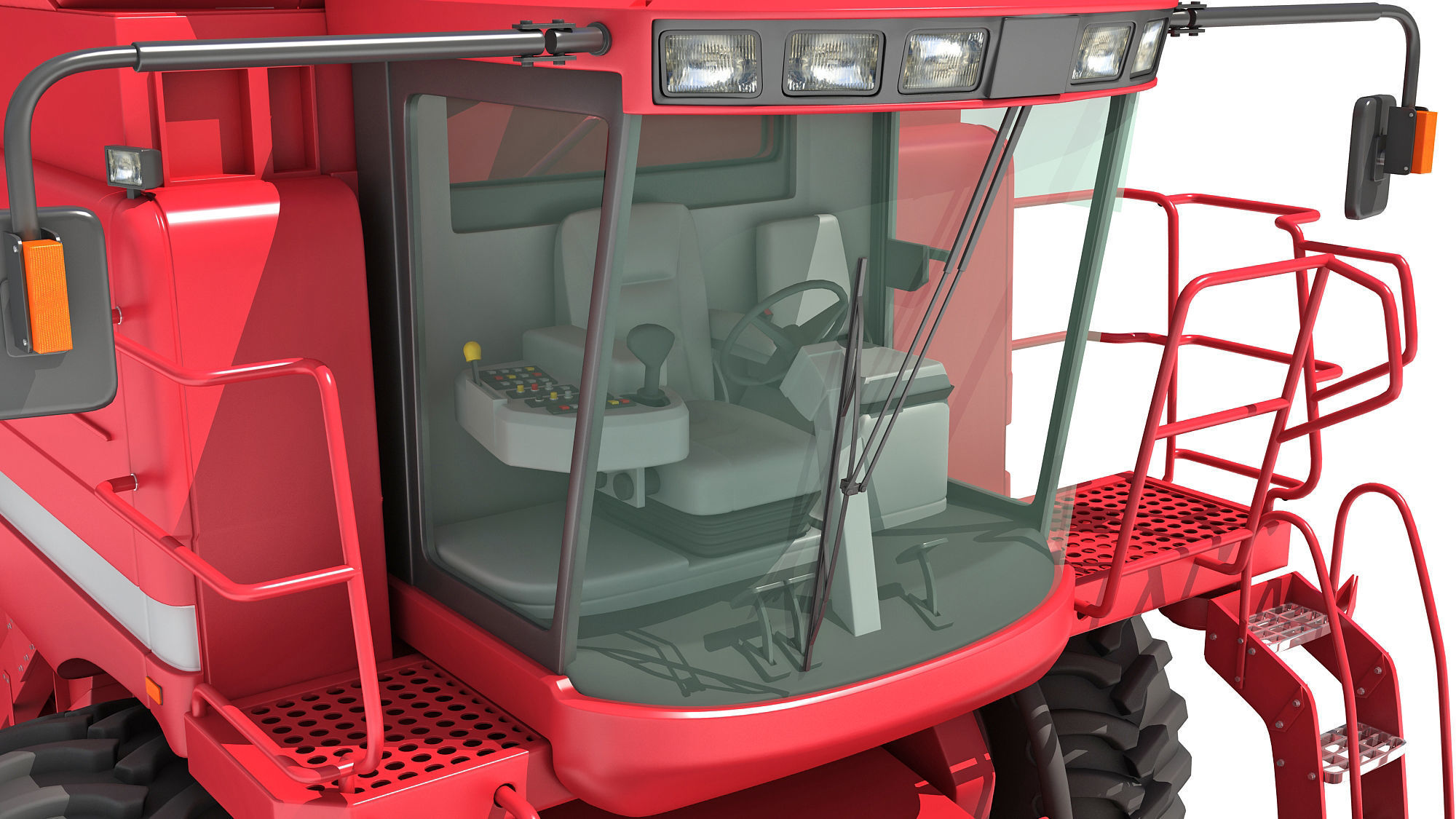 Combine Harvester 3D model_15