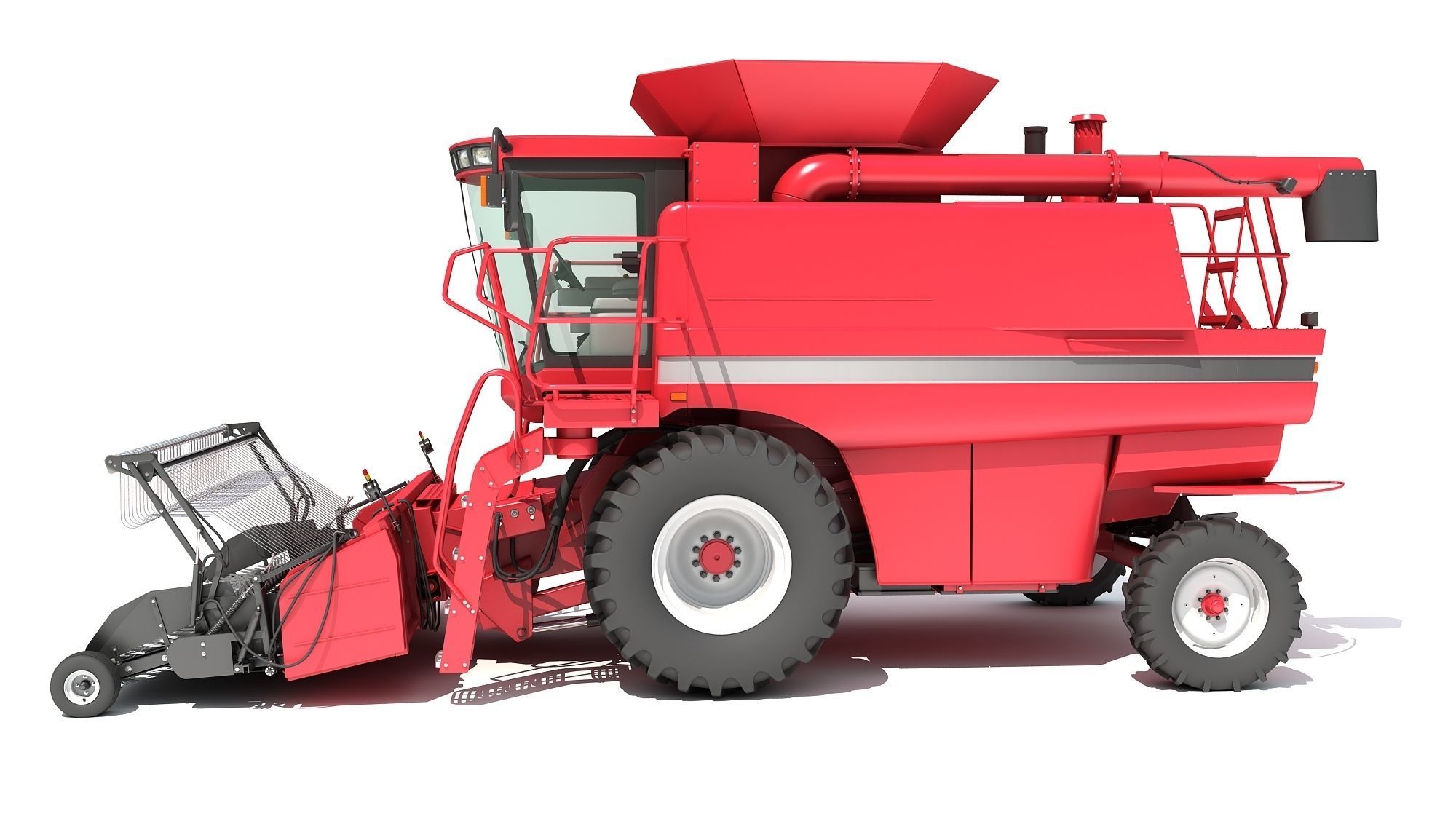 Combine Harvester 3D model_8