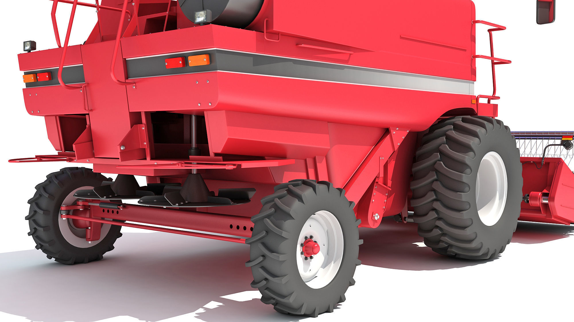 Combine Harvester 3D model_14