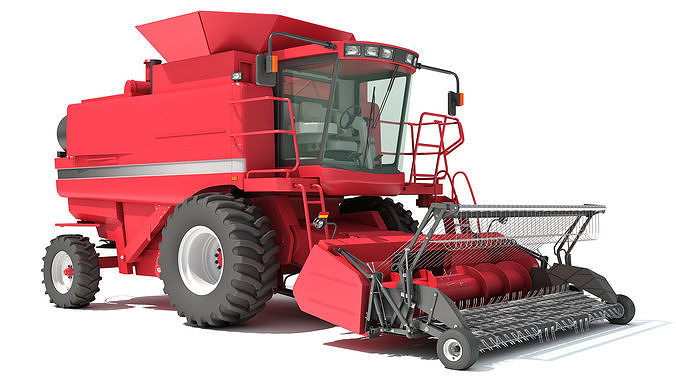 Combine Harvester 3D model