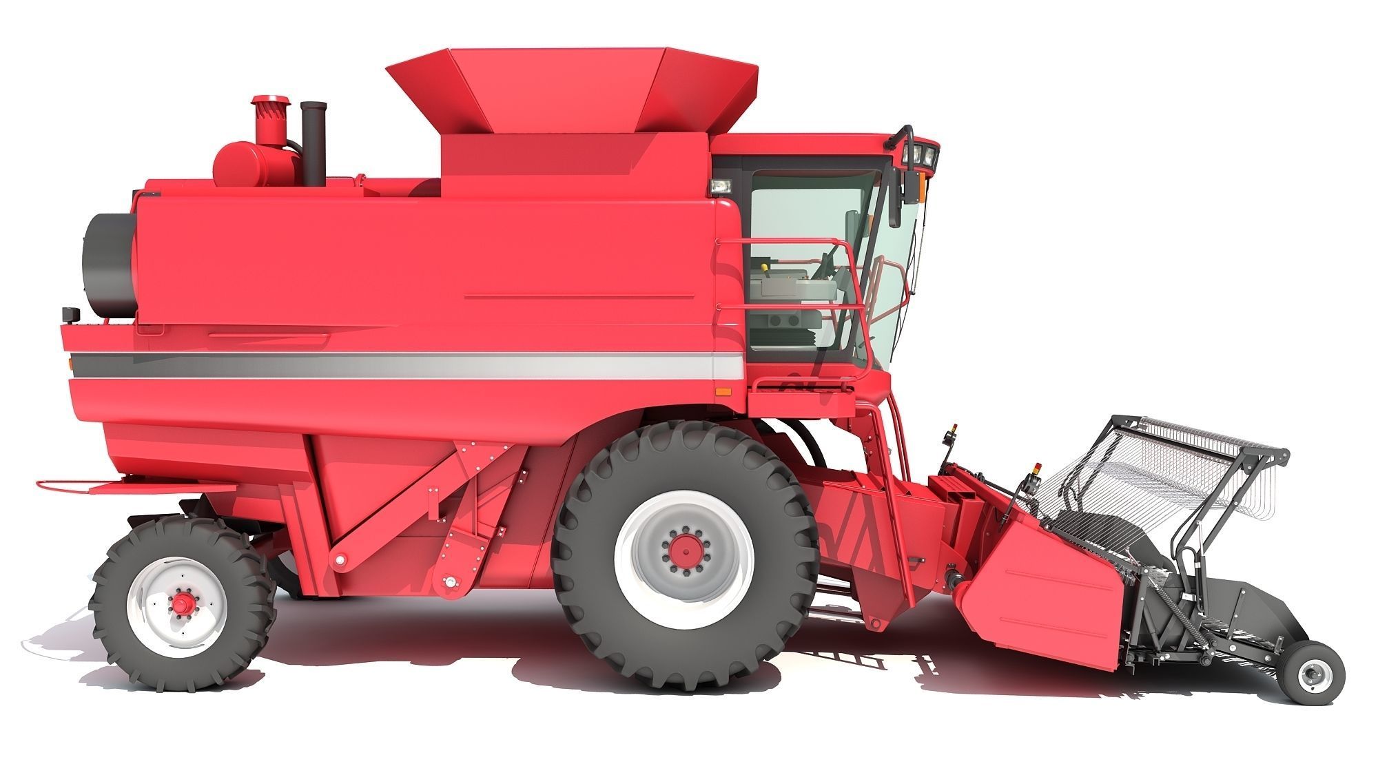 Combine Harvester 3D model_9