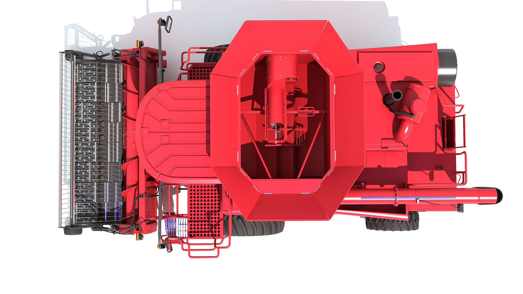 Combine Harvester 3D model_13