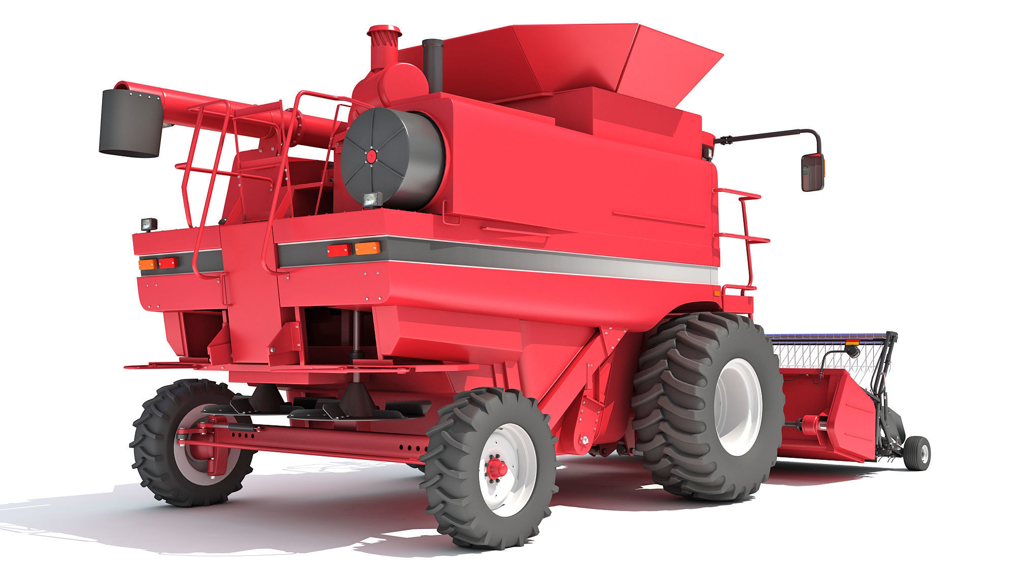 Combine Harvester 3D model_6