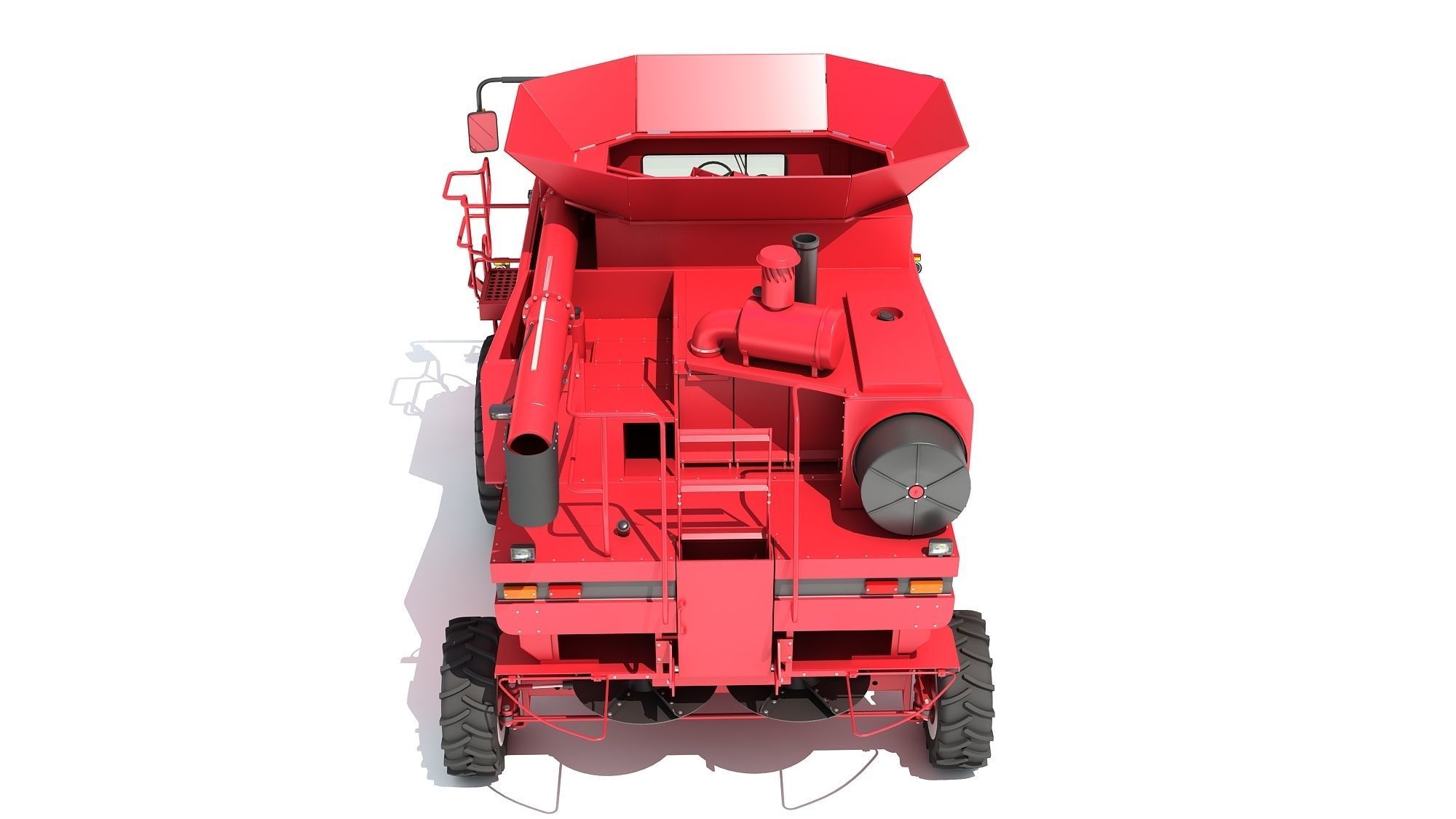 Combine Harvester 3D model_5