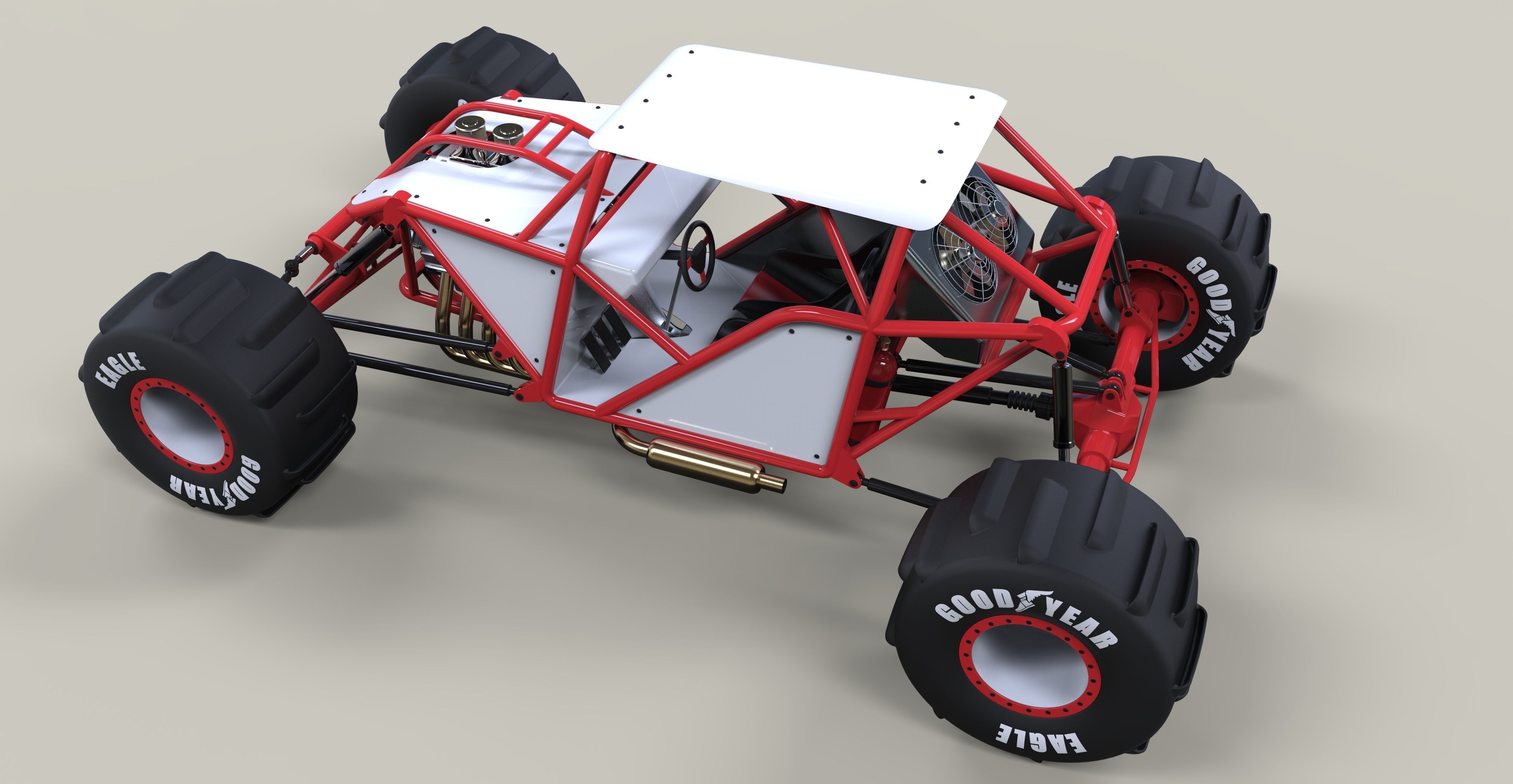 Formula Off Road 3D Model .obj .stl .sldprt .sldasm
