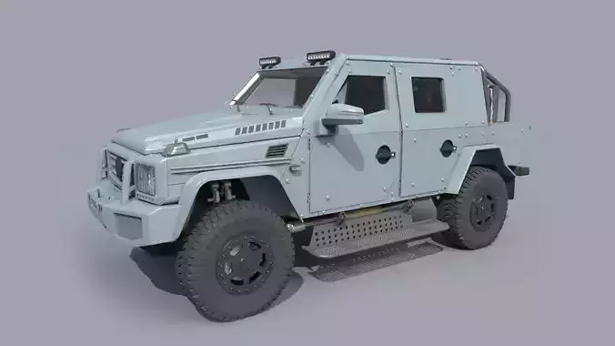 Armored Mercedes G500 HD and medium versions