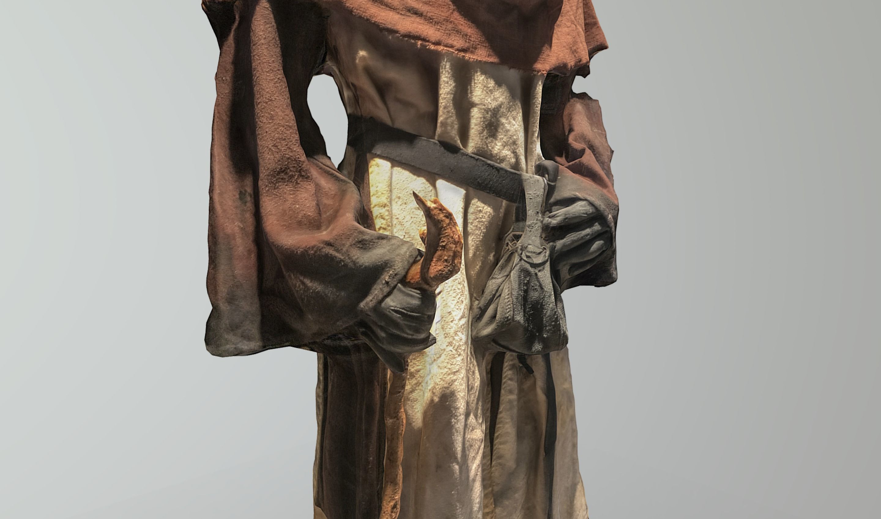 Plague Doctor Photogrammetry 3D scan  3D model_7