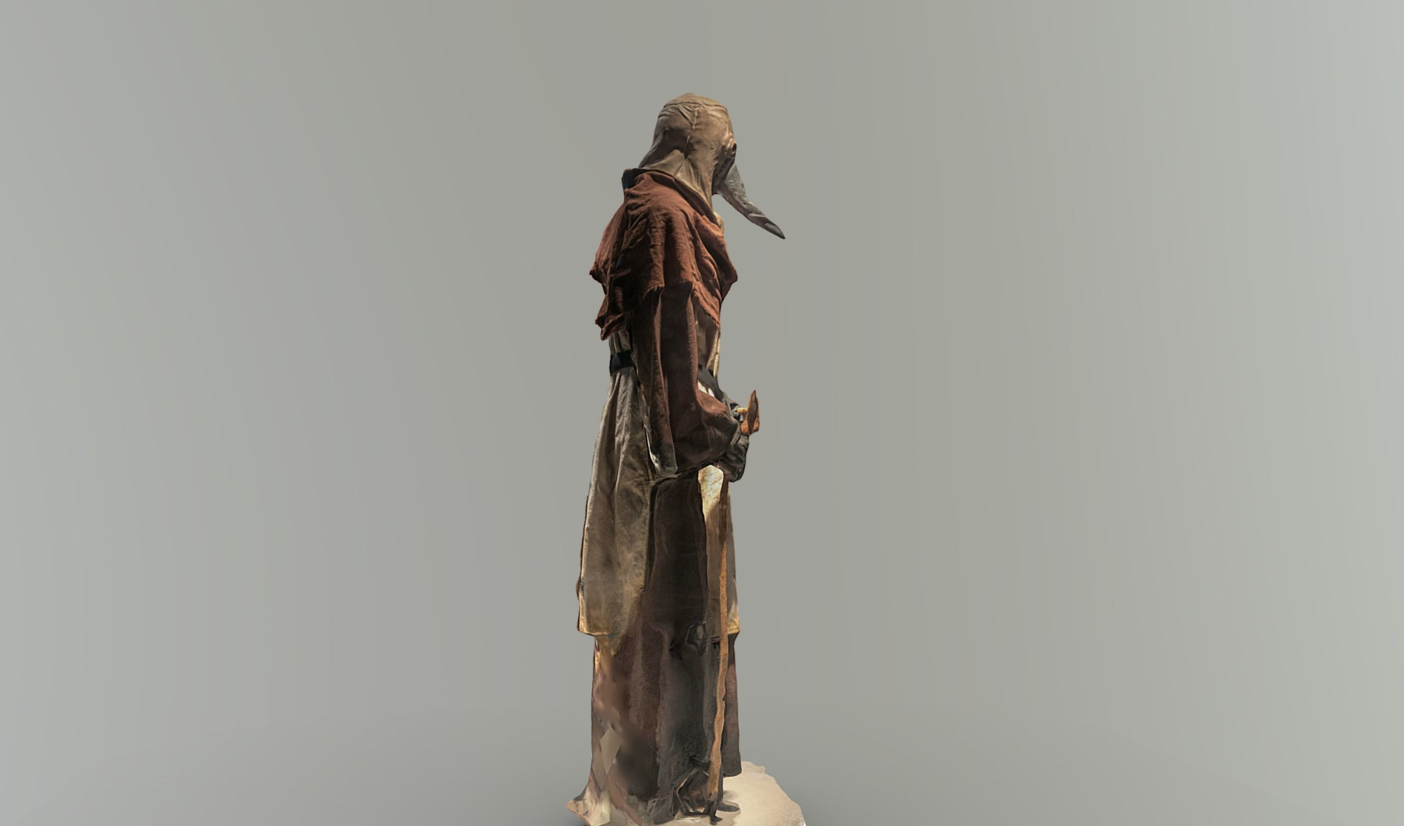 Plague Doctor Photogrammetry 3D scan  3D model_1
