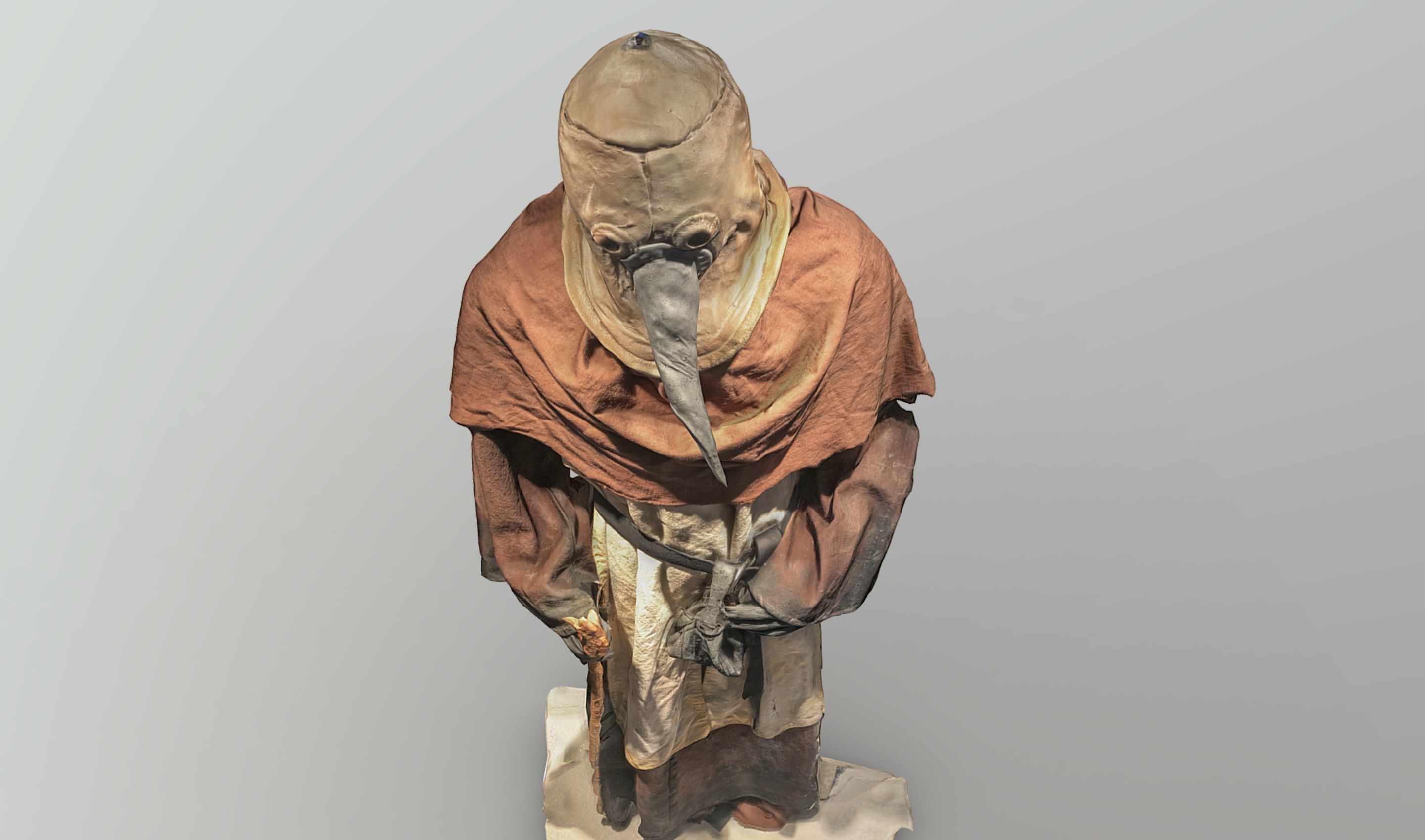 Plague Doctor Photogrammetry 3D scan  3D model_8