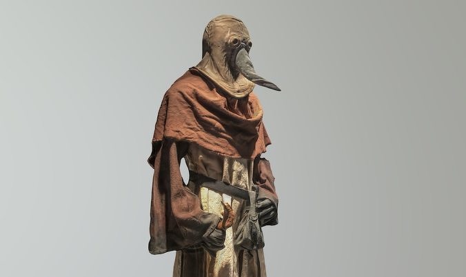 Plague Doctor Photogrammetry 3D scan  3D model