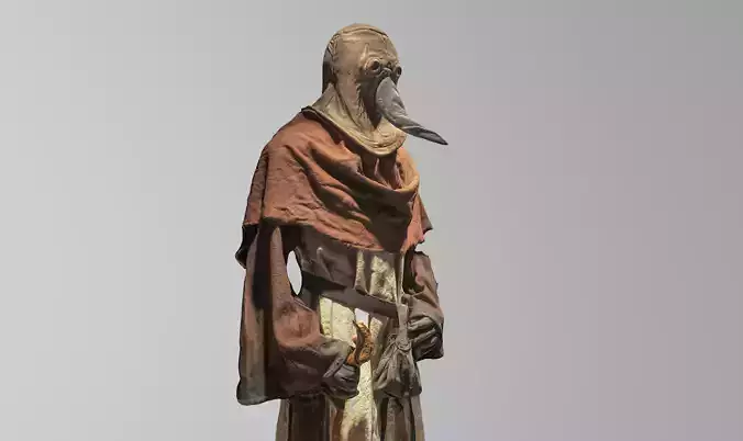 Plague Doctor Photogrammetry 3D scan  3D model