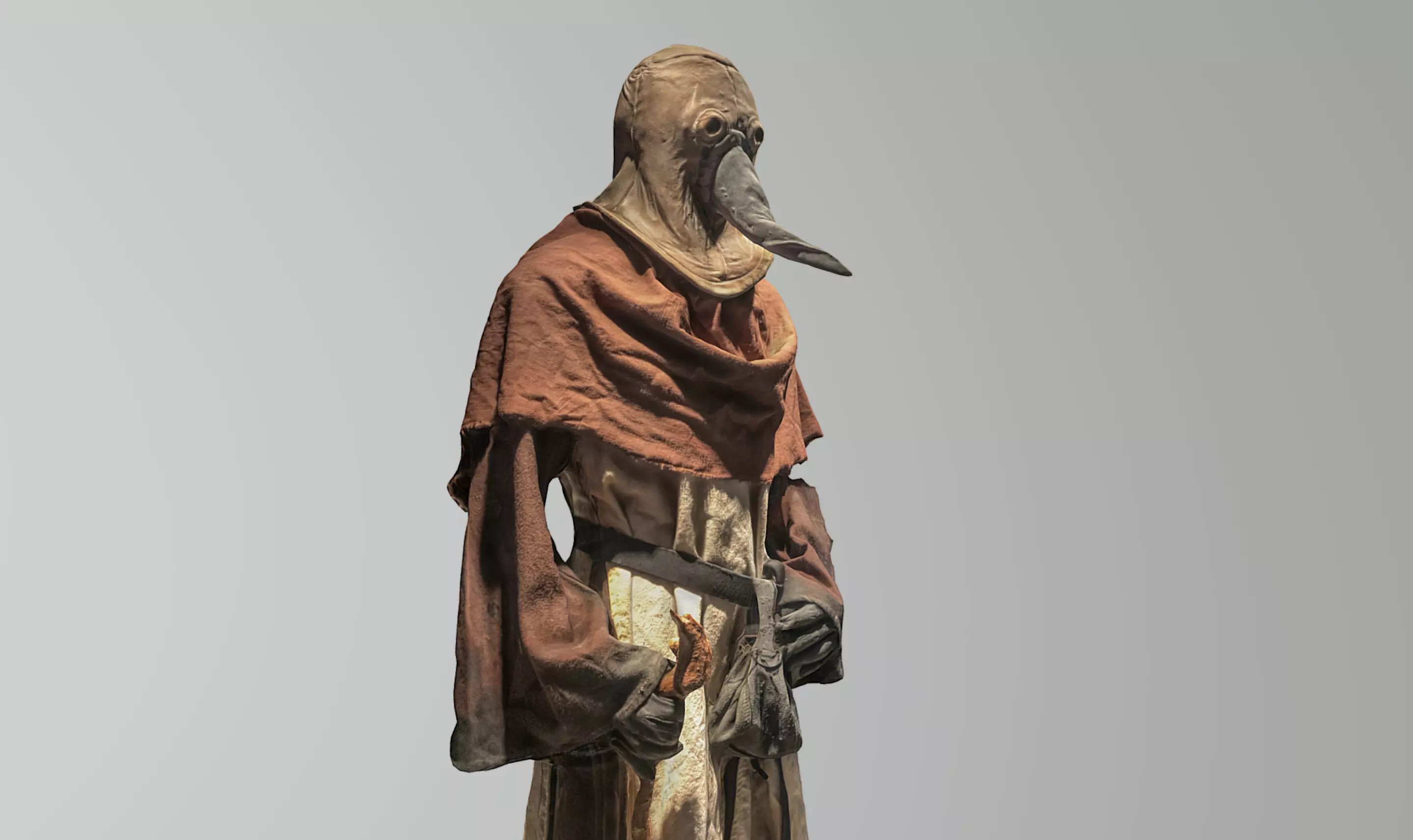 Plague Doctor Photogrammetry 3D scan  3D model_0