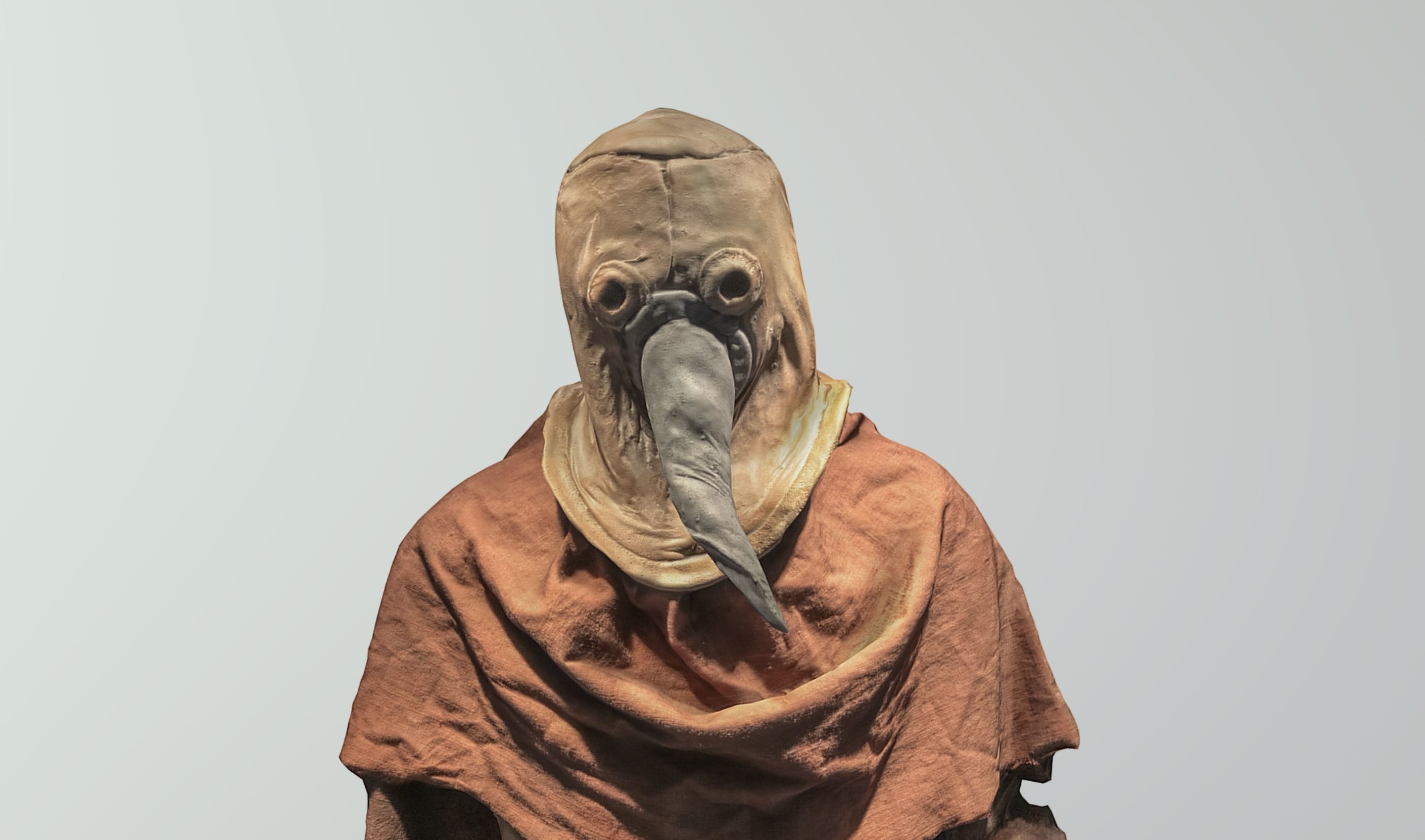 Plague Doctor Photogrammetry 3D scan  3D model_3