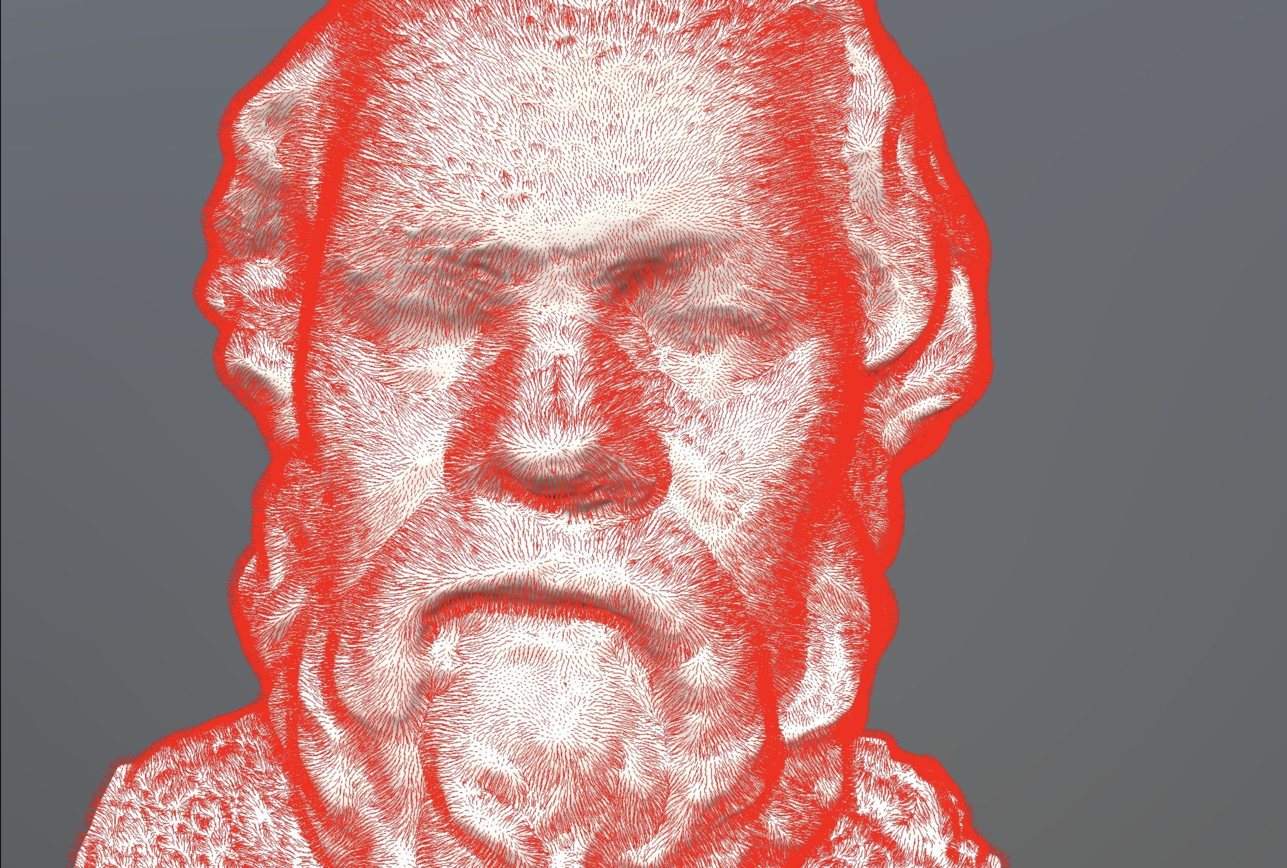 Socrates Statue Bust 3D scan raw photogrammetry 3D model_16