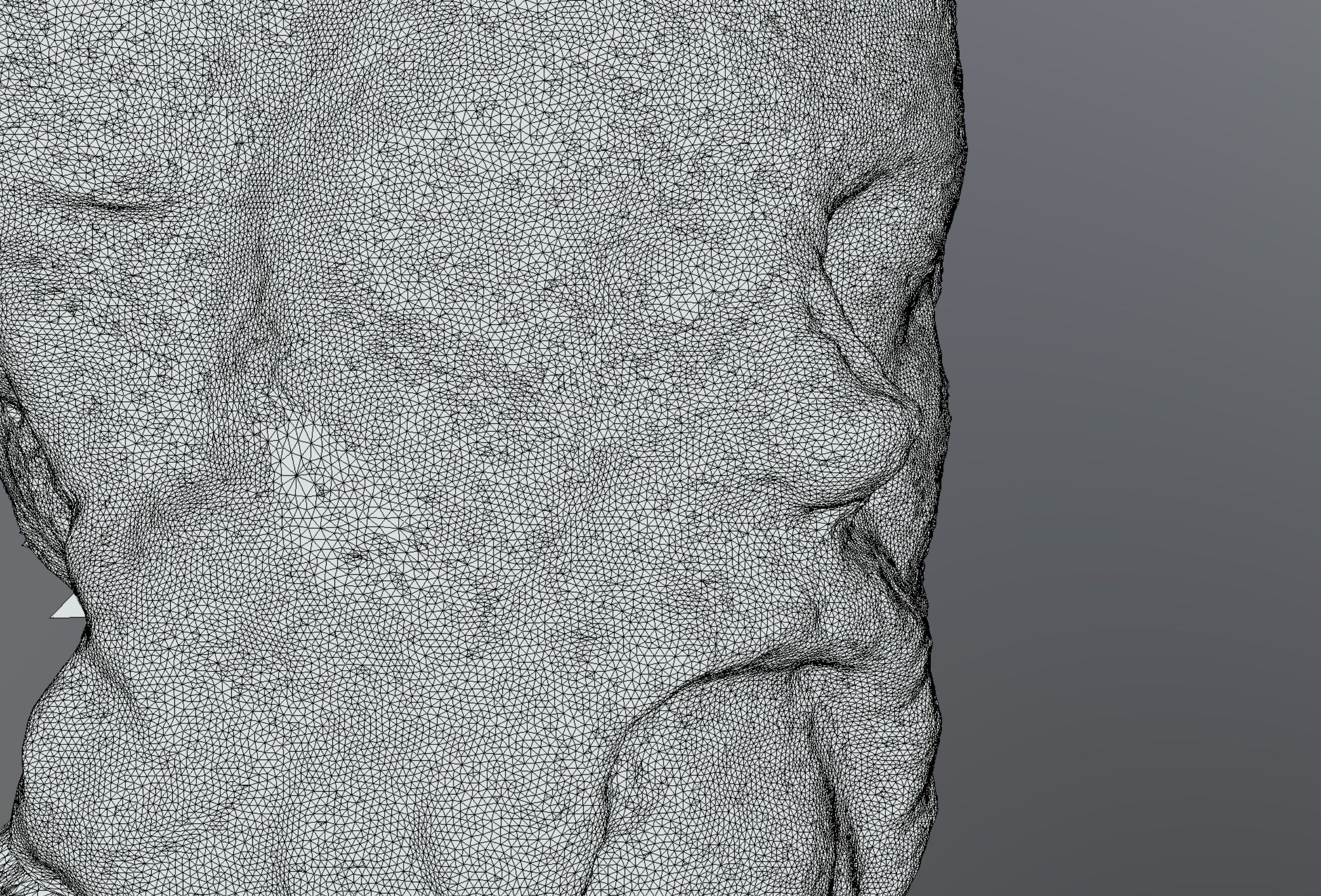 Socrates Statue Bust 3D scan raw photogrammetry 3D model_13