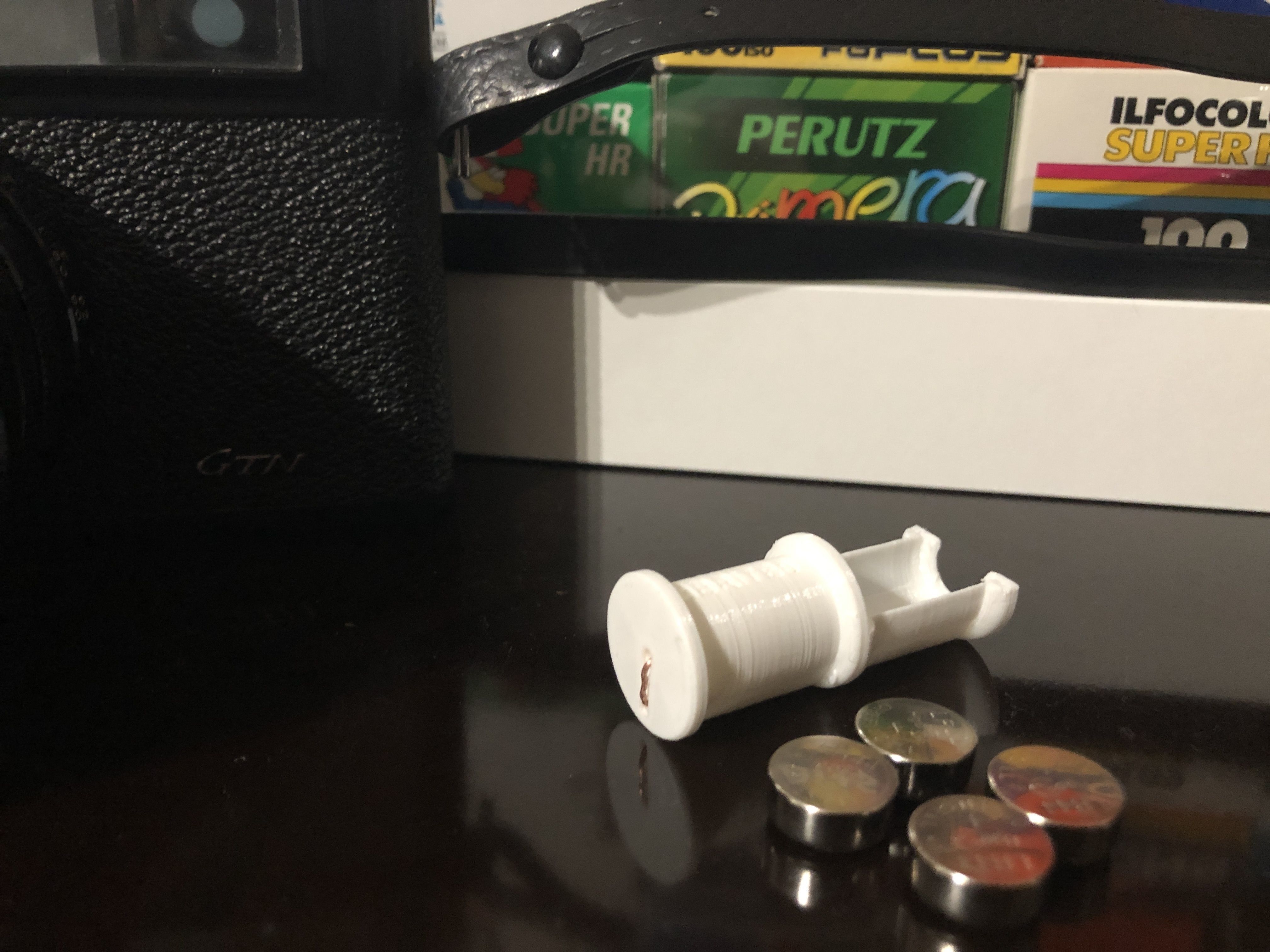 Yashica Electro 35 LR44 Adapter 3D print model_2