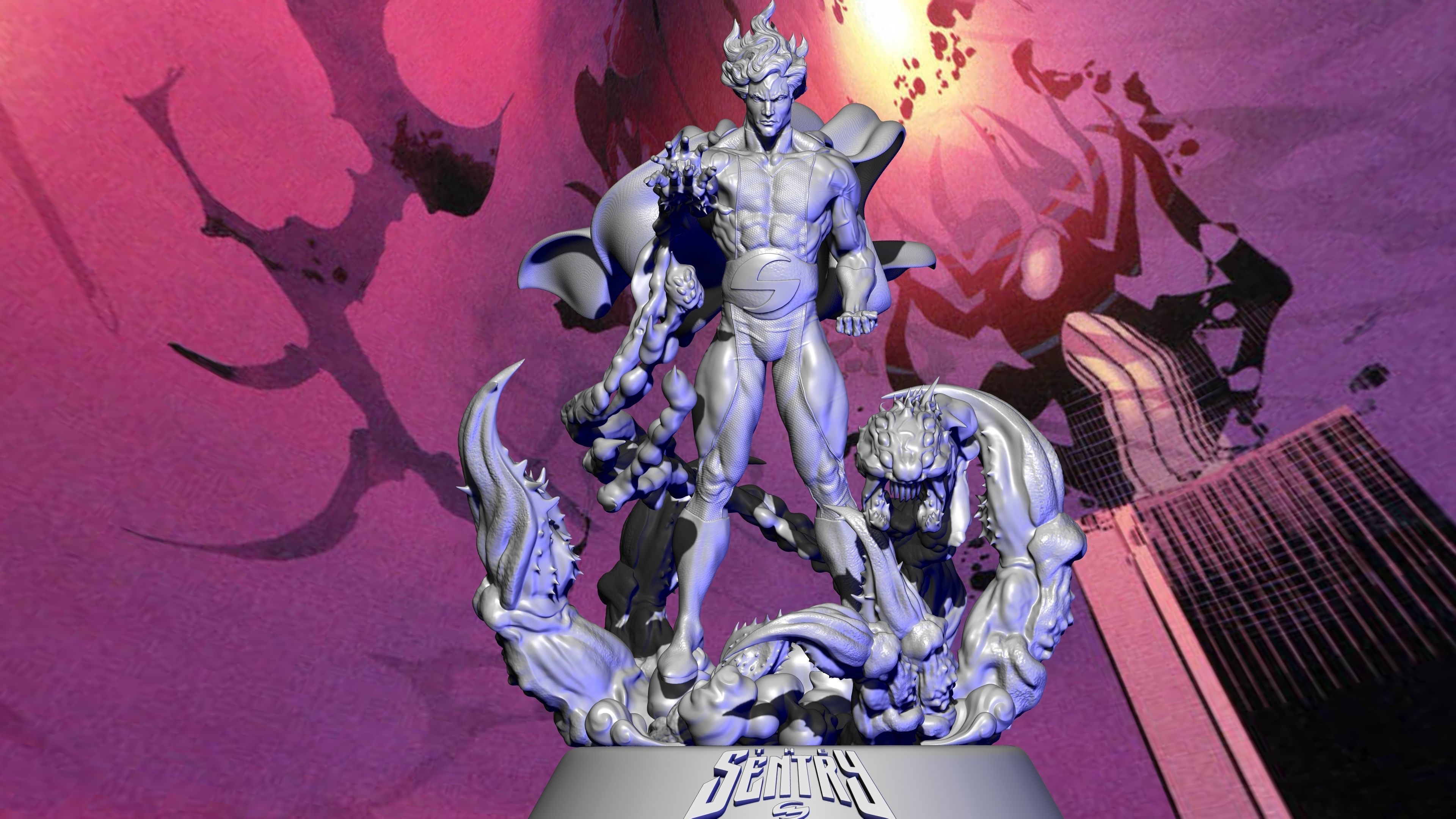 The Sentry Dark Sun V2 3D print model_6