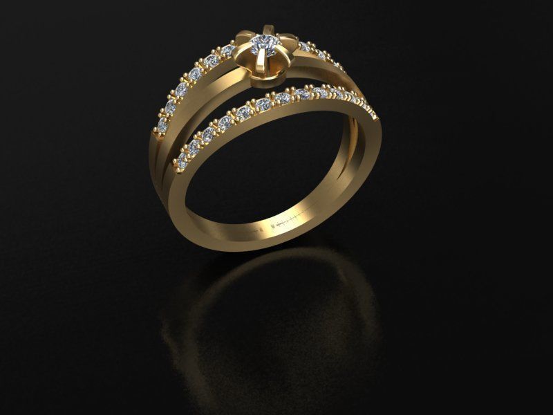 3d printable ring 3D print model_1