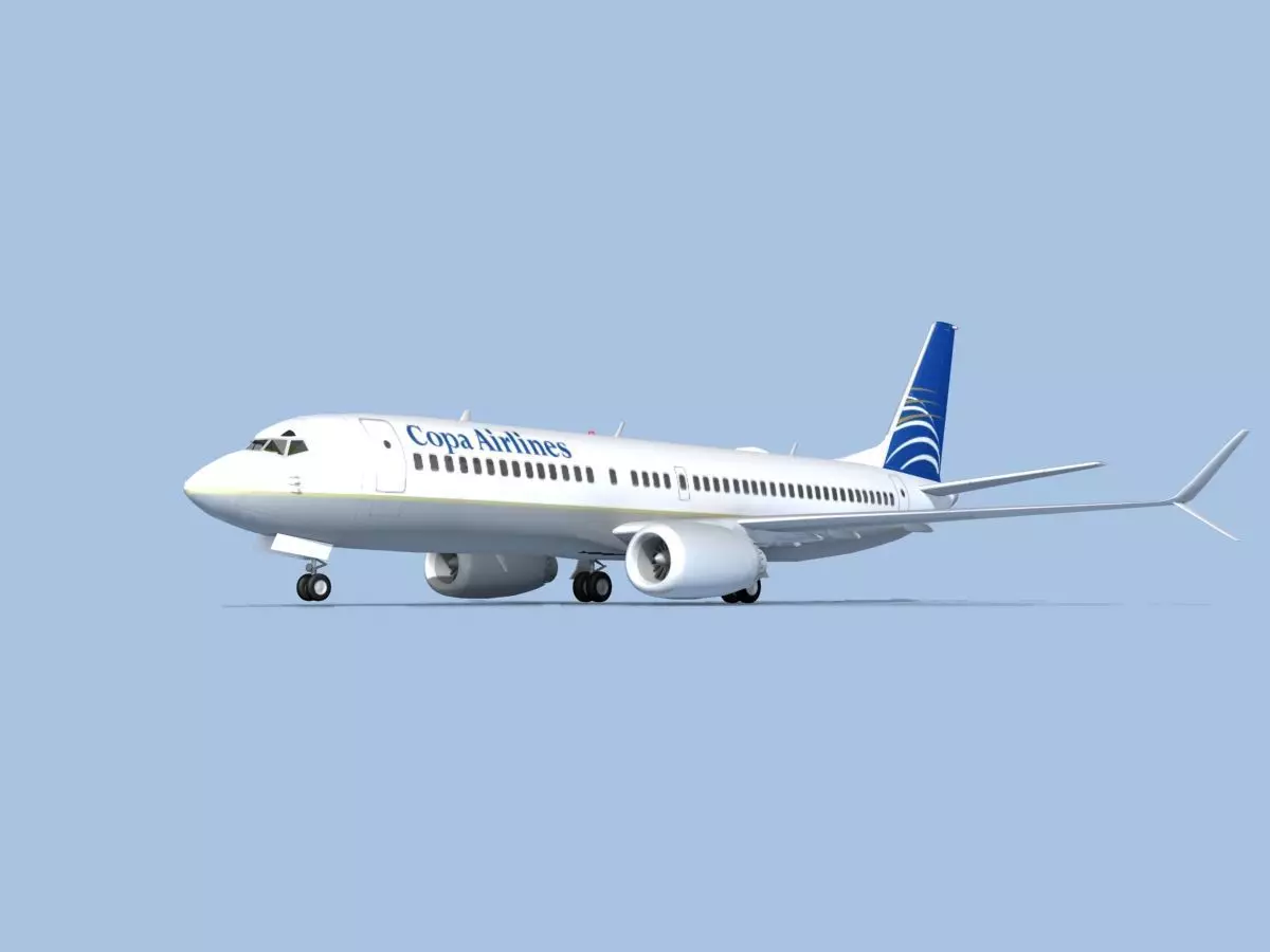 Boeing 737-800 Max COPA Airlines 3D model_0