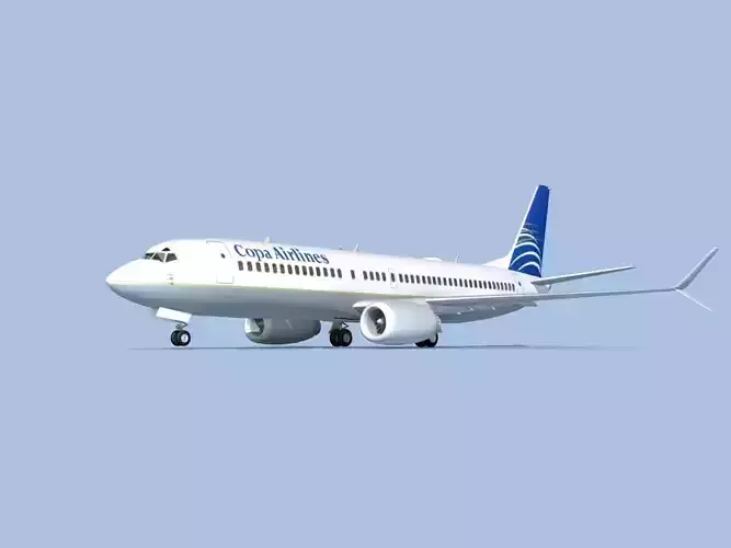 Boeing 737-800 Max COPA Airlines 3D model