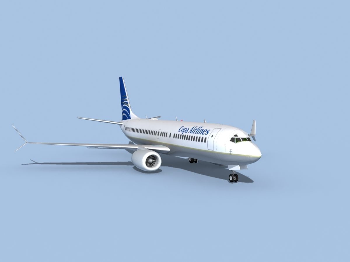 Boeing 737-800 Max COPA Airlines 3D model_2