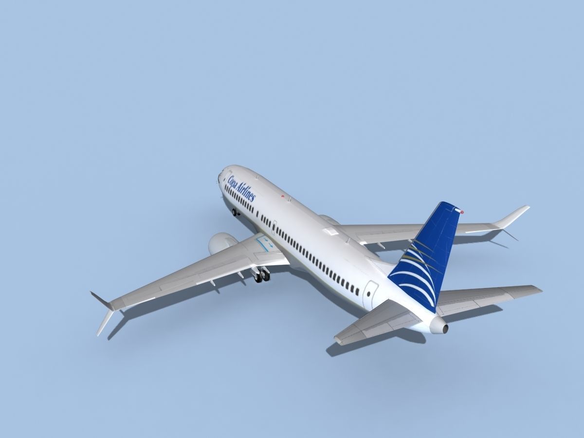 Boeing 737-800 Max COPA Airlines 3D model_7