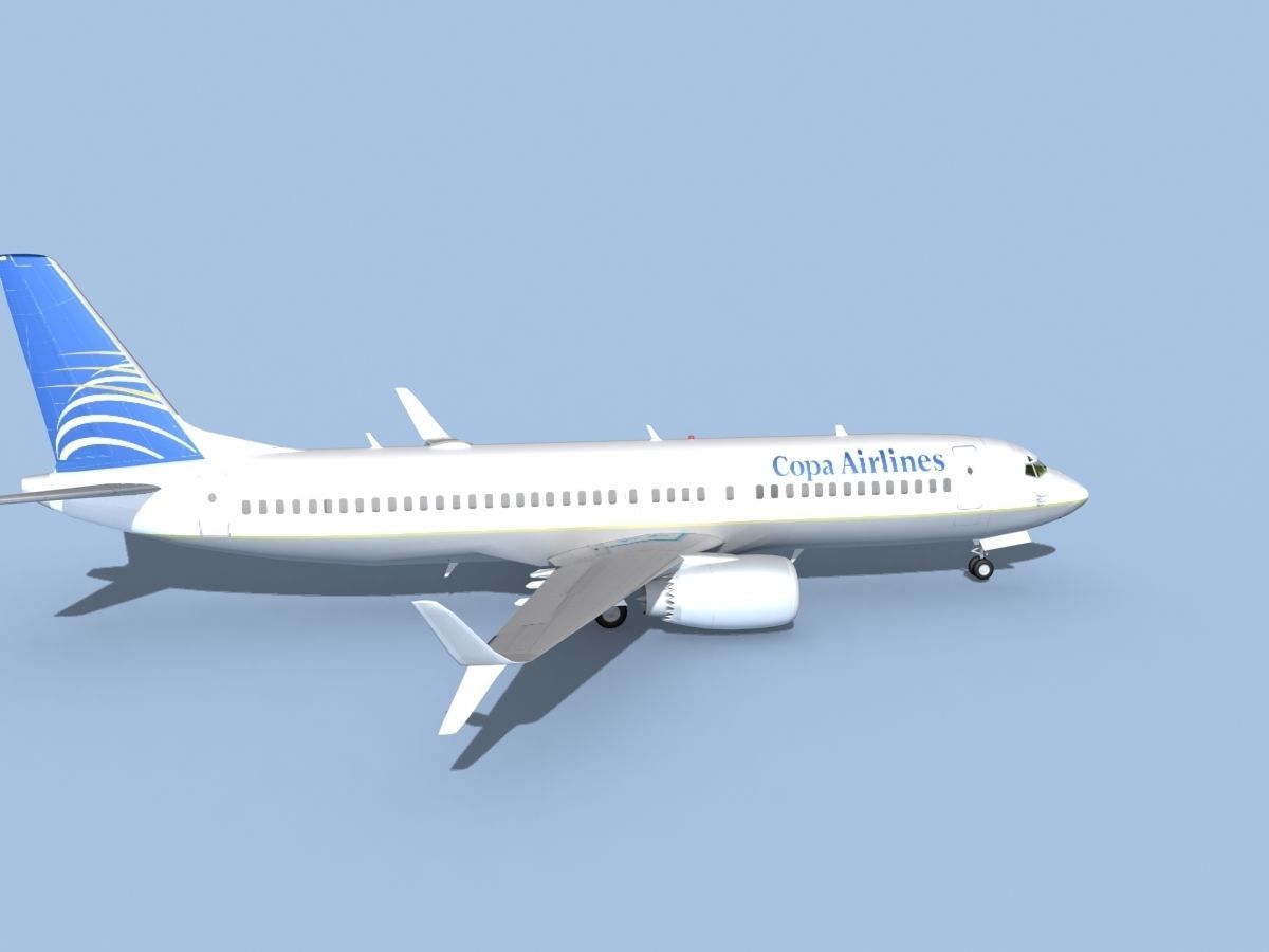 Boeing 737-800 Max COPA Airlines 3D model_4