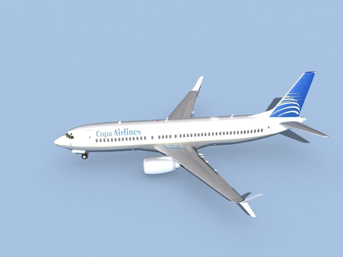 Boeing 737-800 Max COPA Airlines 3D model_9