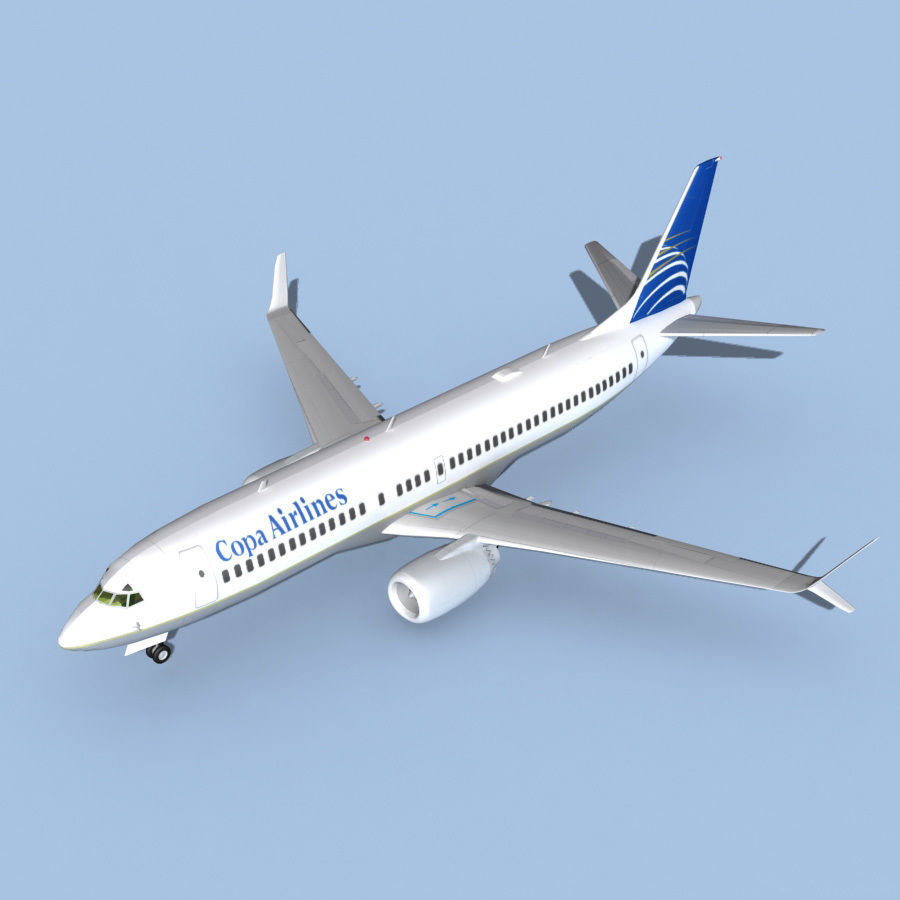 Boeing 737-800 Max COPA Airlines 3D model_11