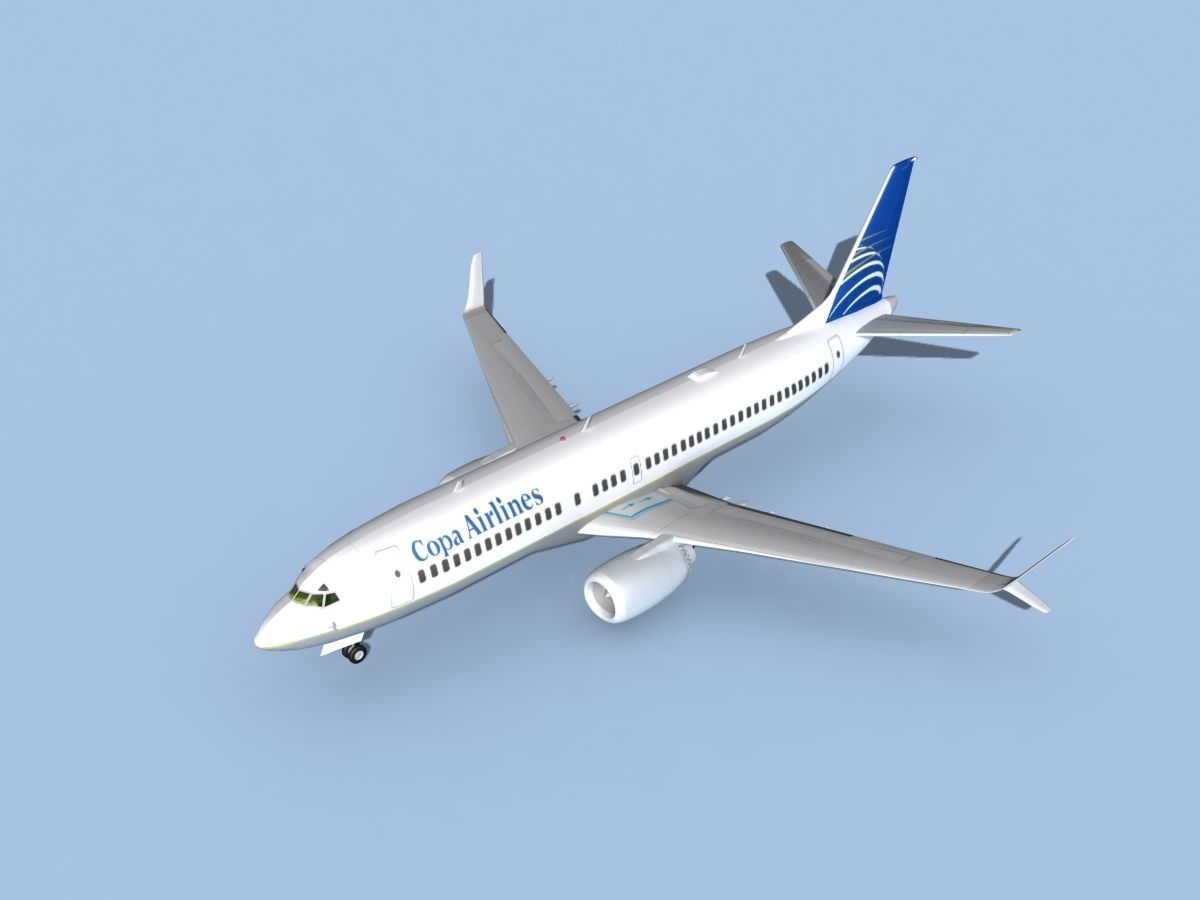 Boeing 737-800 Max COPA Airlines 3D model_10
