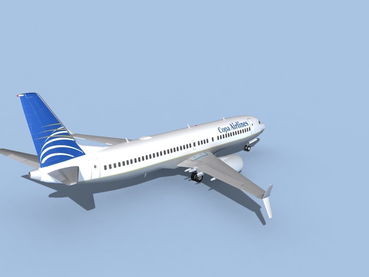 Boeing 737-800 Max COPA Airlines 3D model_5