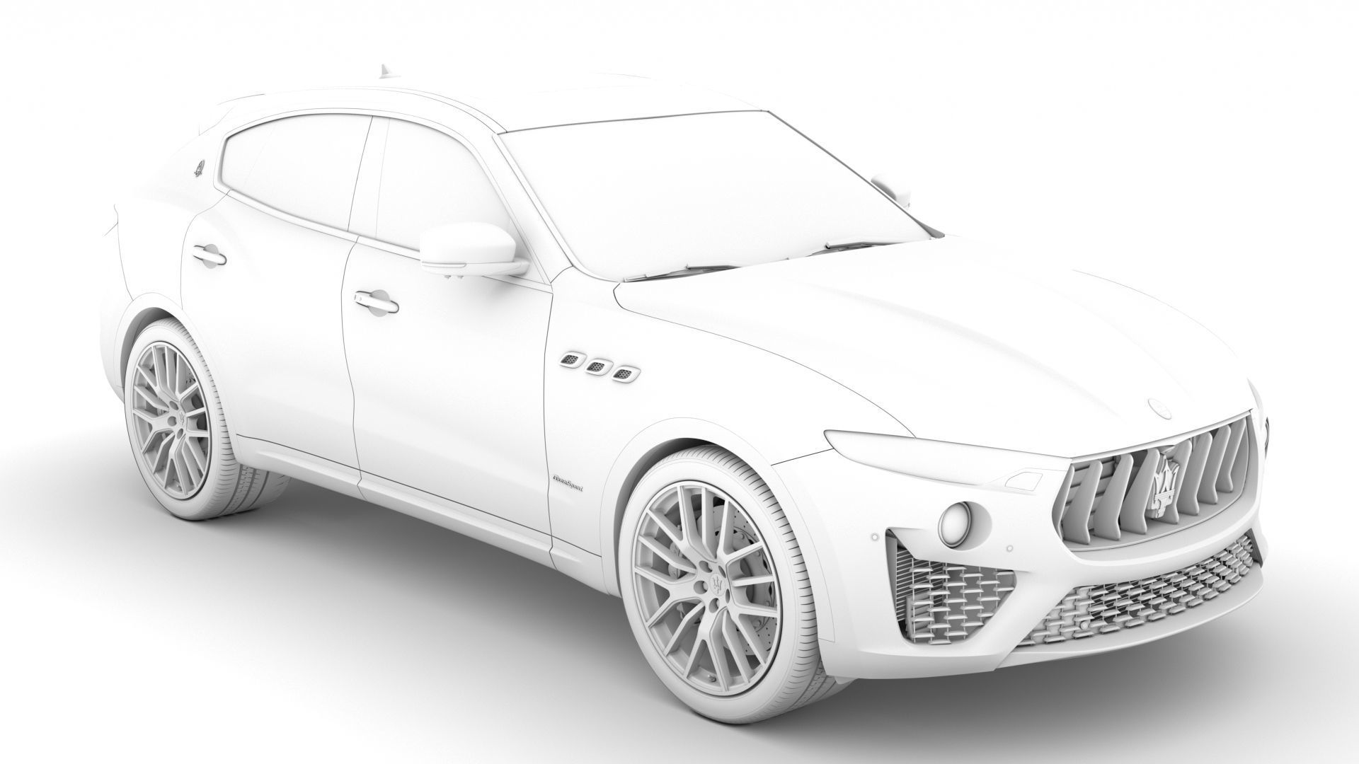 Maserati Levante S Q4 GranSport Edizione Ribelle 2020 3D model_14