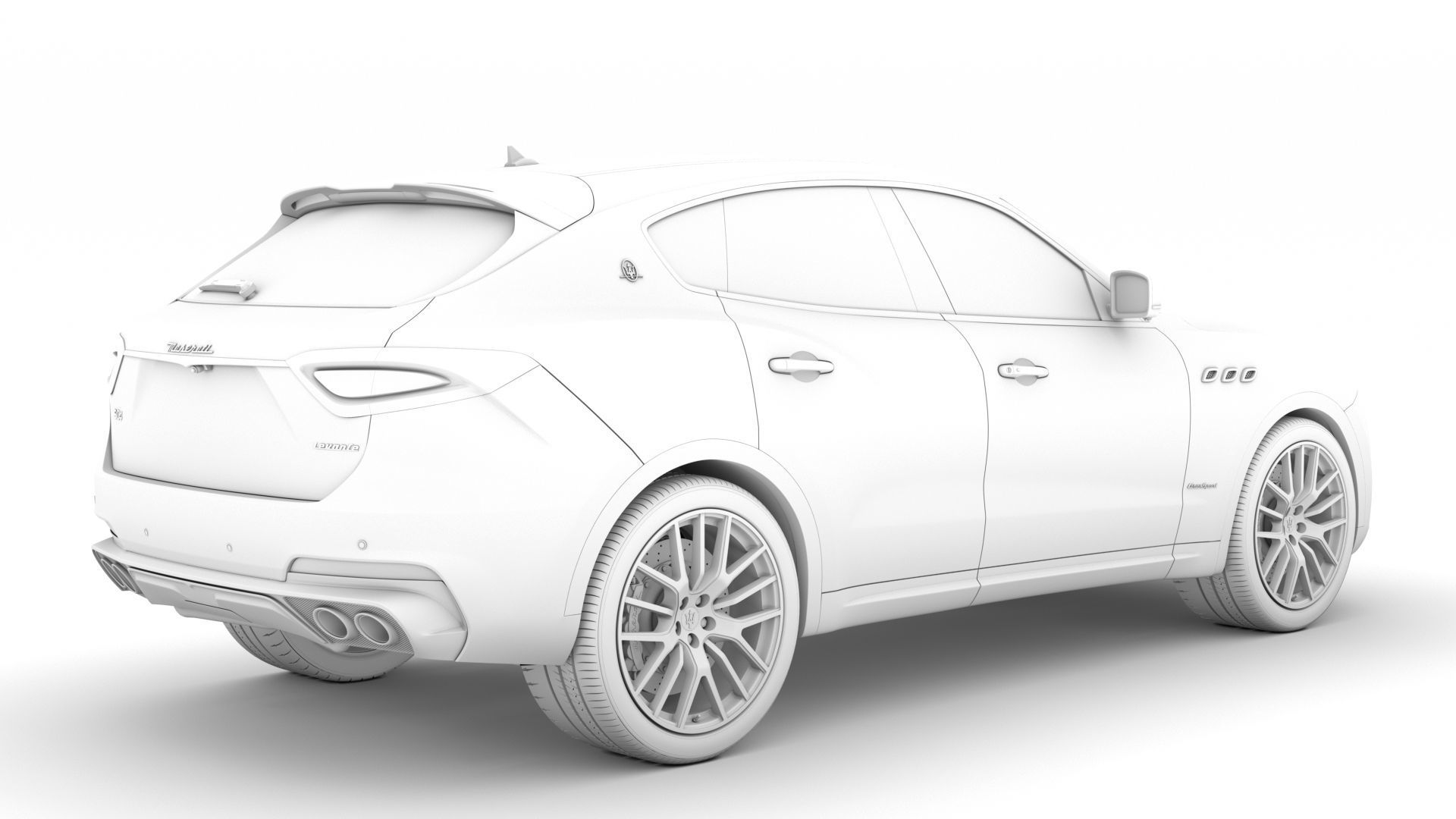 Maserati Levante S Q4 GranSport Edizione Ribelle 2020 3D model_16