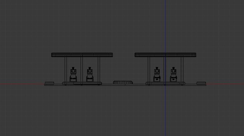 Petrol Station 3D model_13