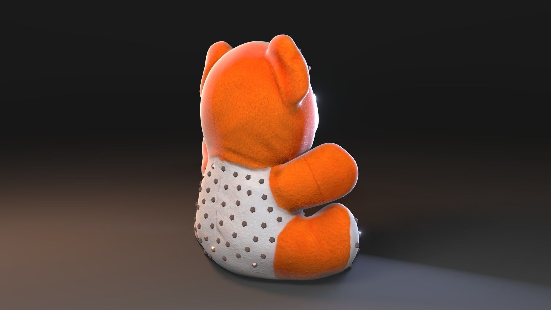 Plush Bear Free 3D model_3