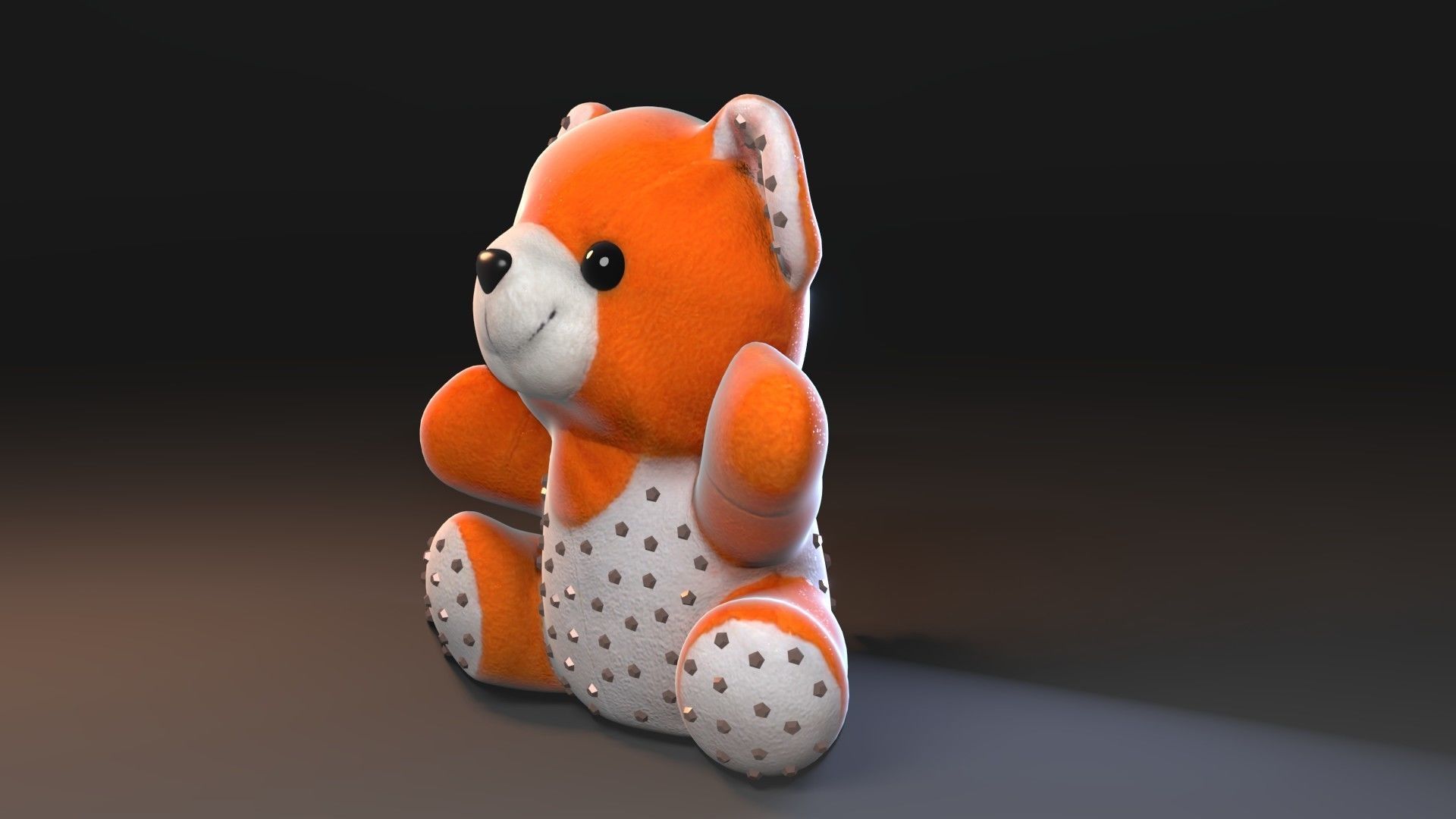Plush Bear Free 3D model_1