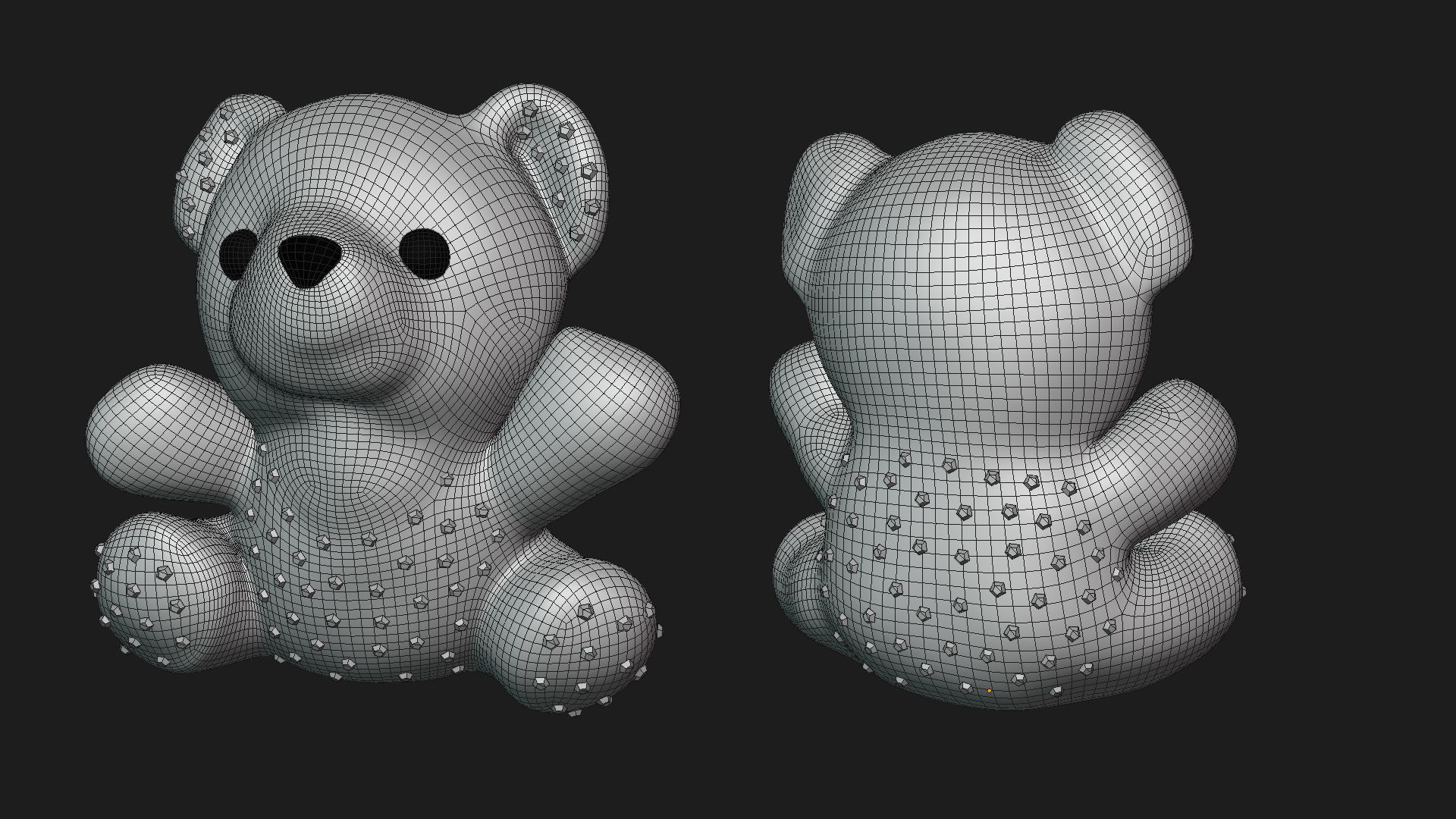 Plush Bear Free 3D model_5