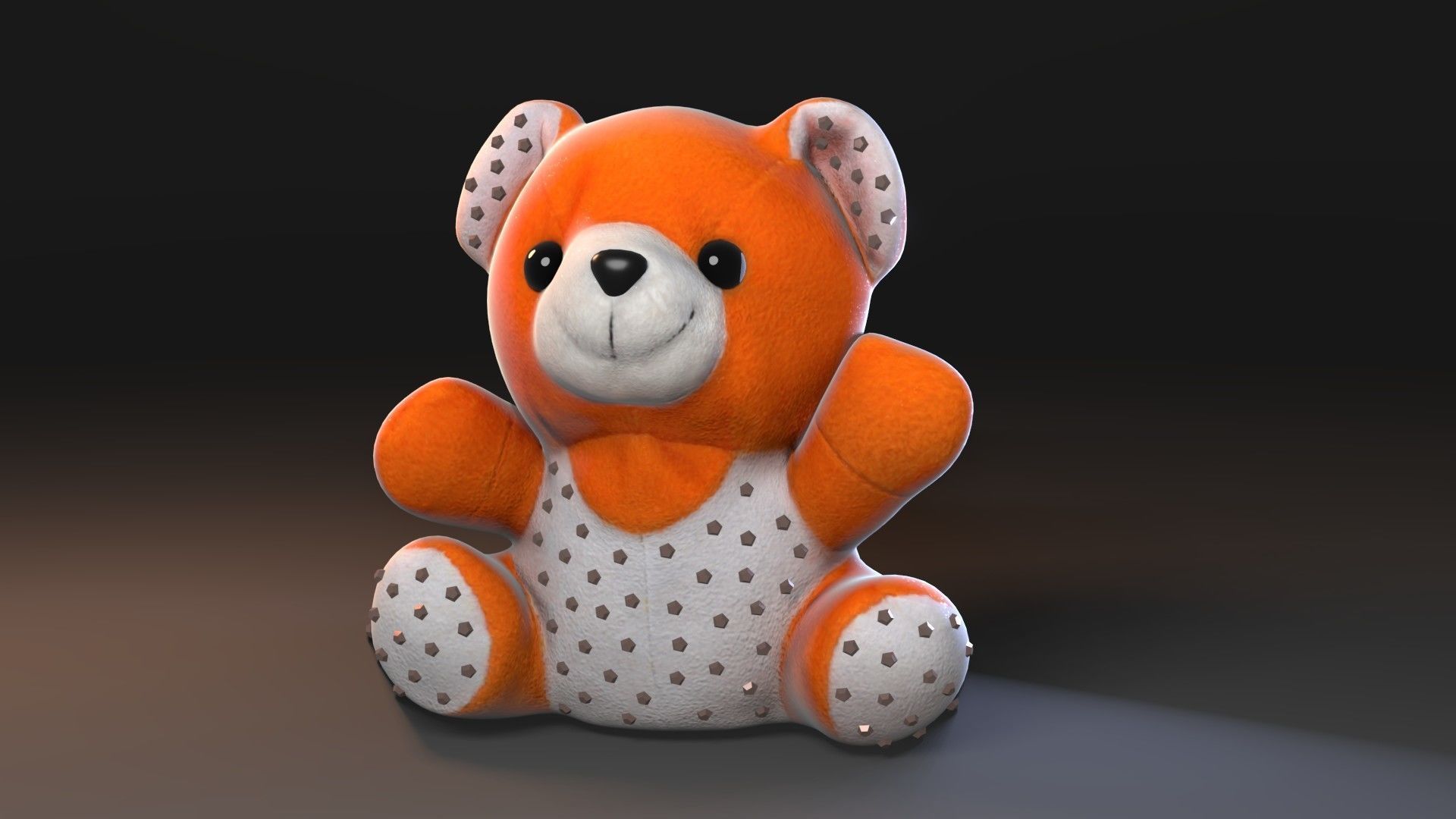 Plush Bear Free 3D model_0