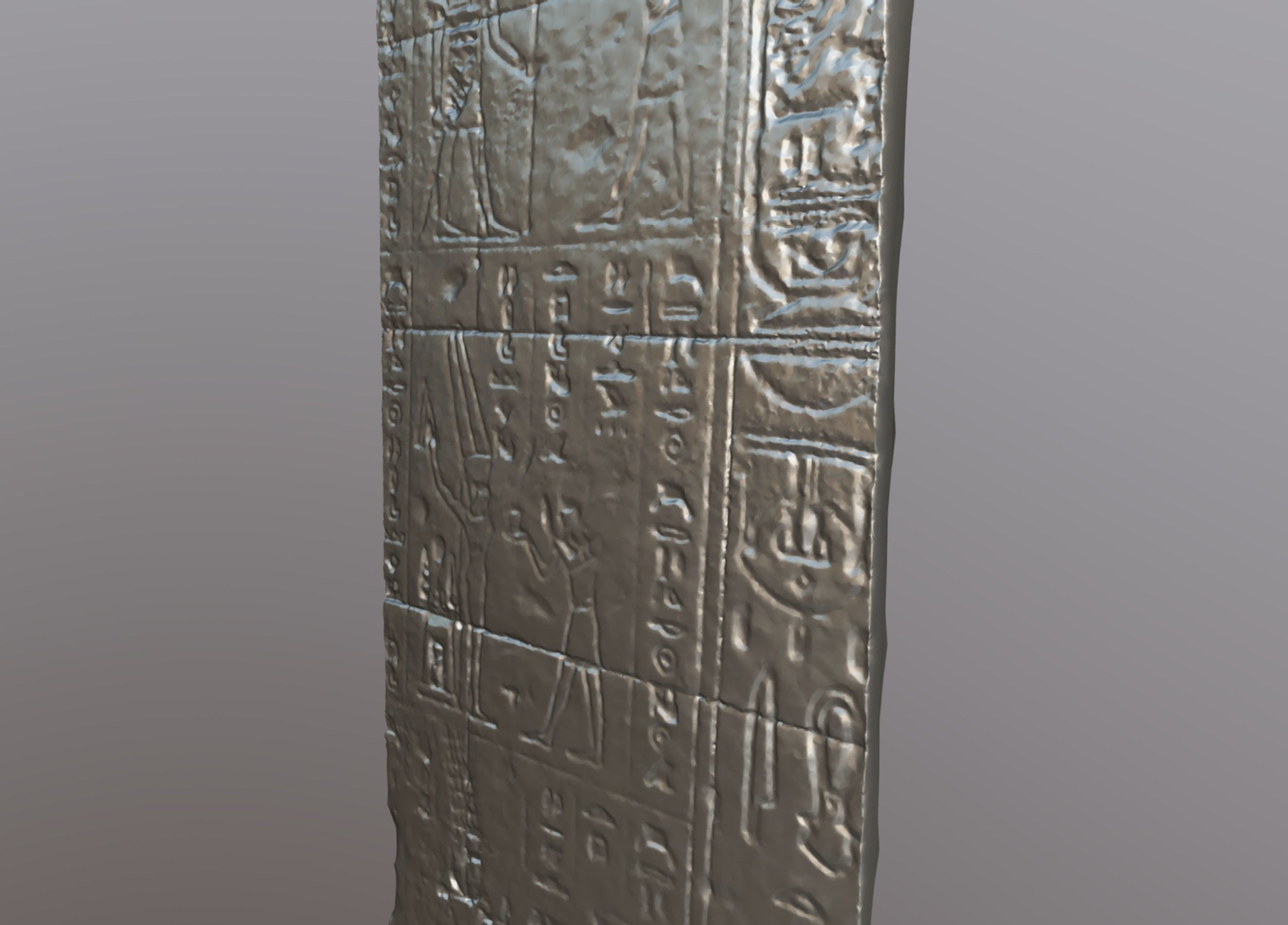 Egyptian Stone Hieroglyph wall 3D scan Photogrammetry 2 3D model_15