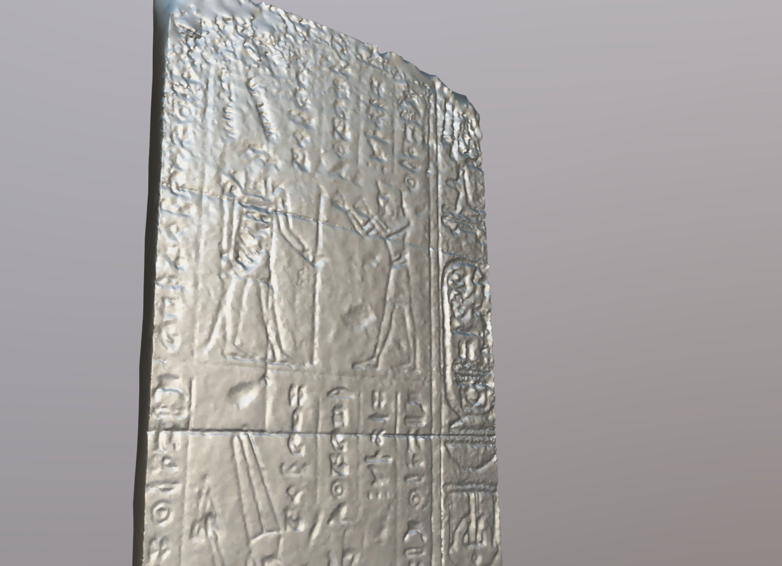 Egyptian Stone Hieroglyph wall 3D scan Photogrammetry 2 3D model_14