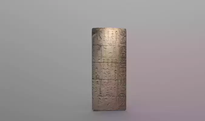Egyptian Stone Hieroglyph wall 3D scan Photogrammetry 2